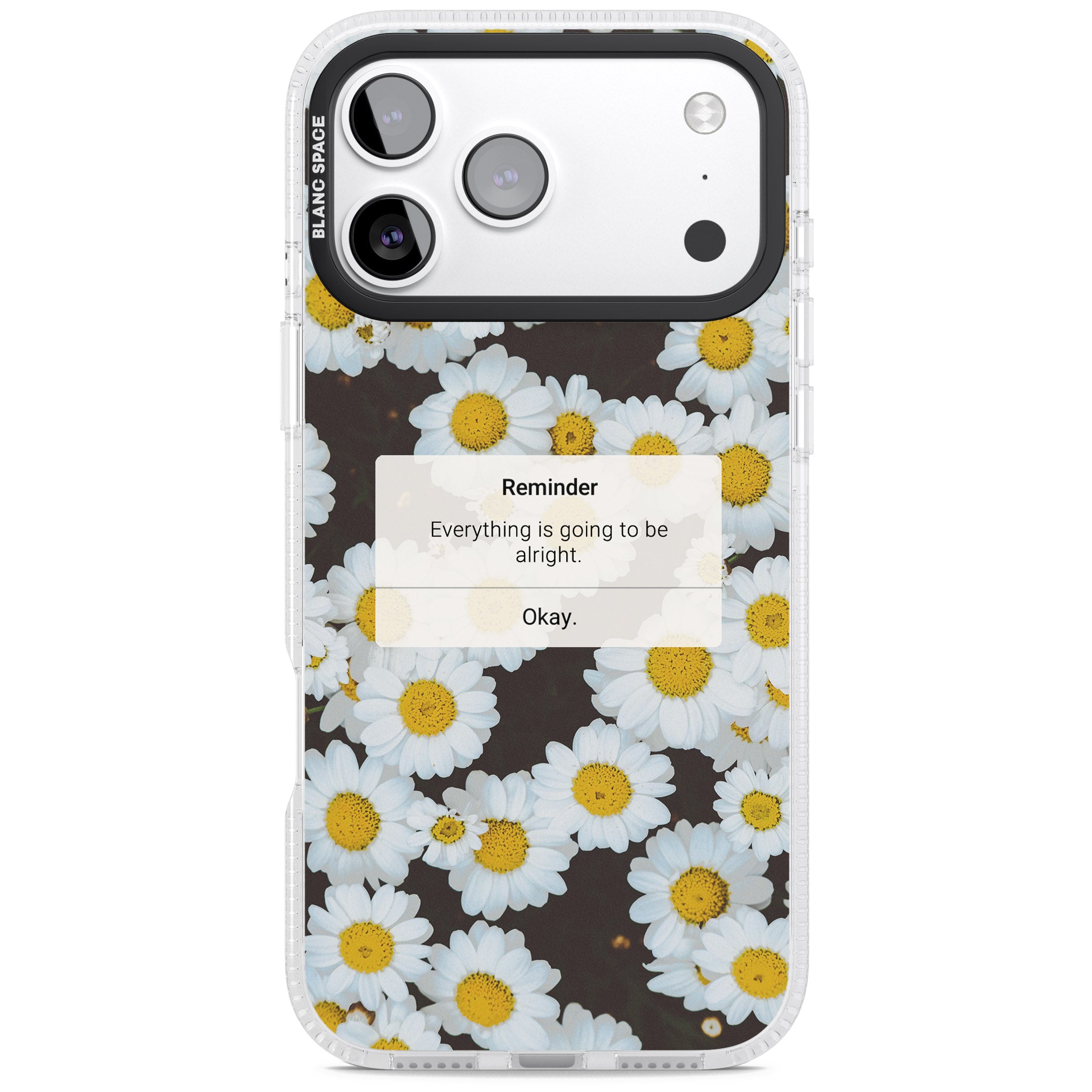 Daisy Reminder iPhone 17 Pro Impact Air Clear Phone Case