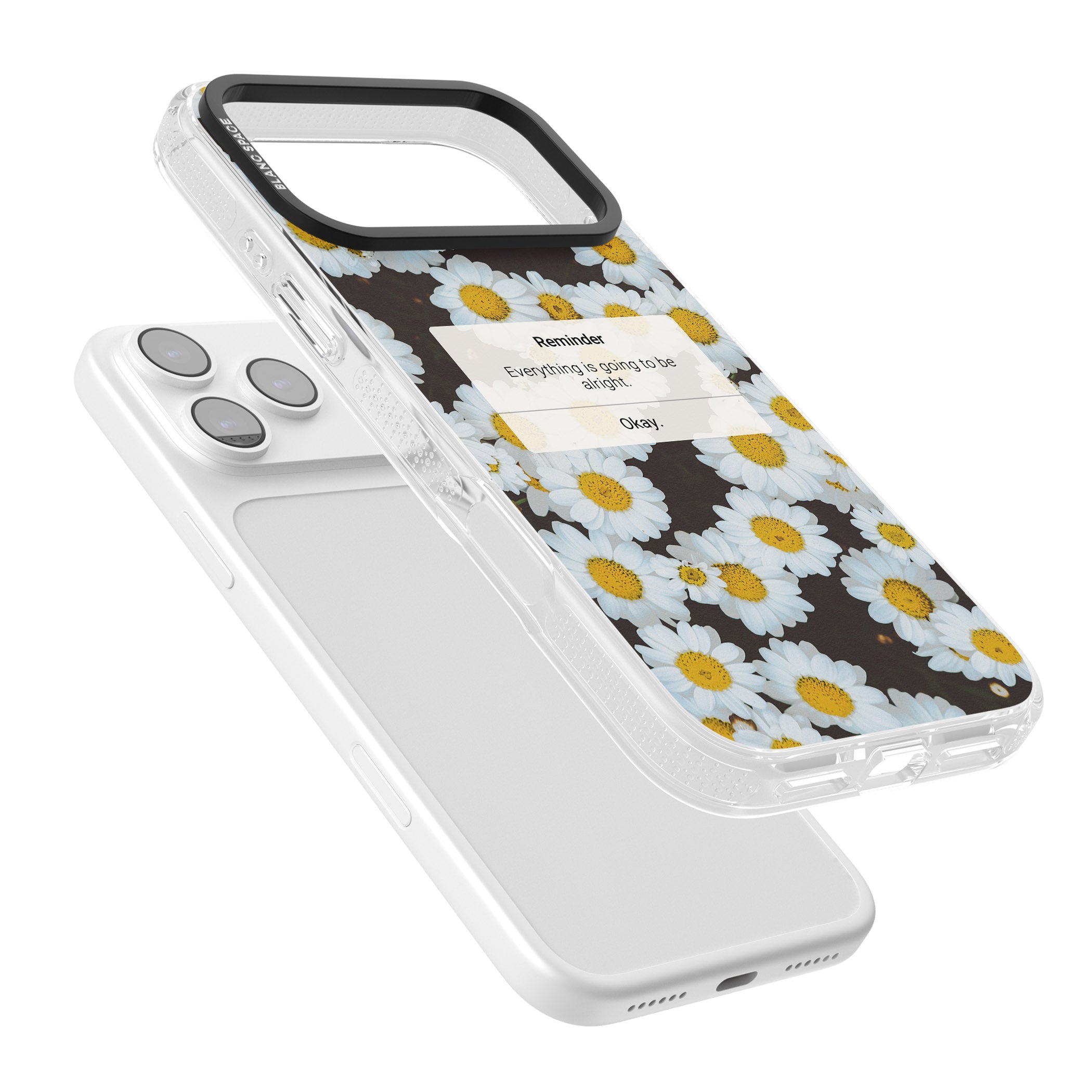 Daisy Reminder iPhone 17 Pro Impact Air Clear Phone Case Colours