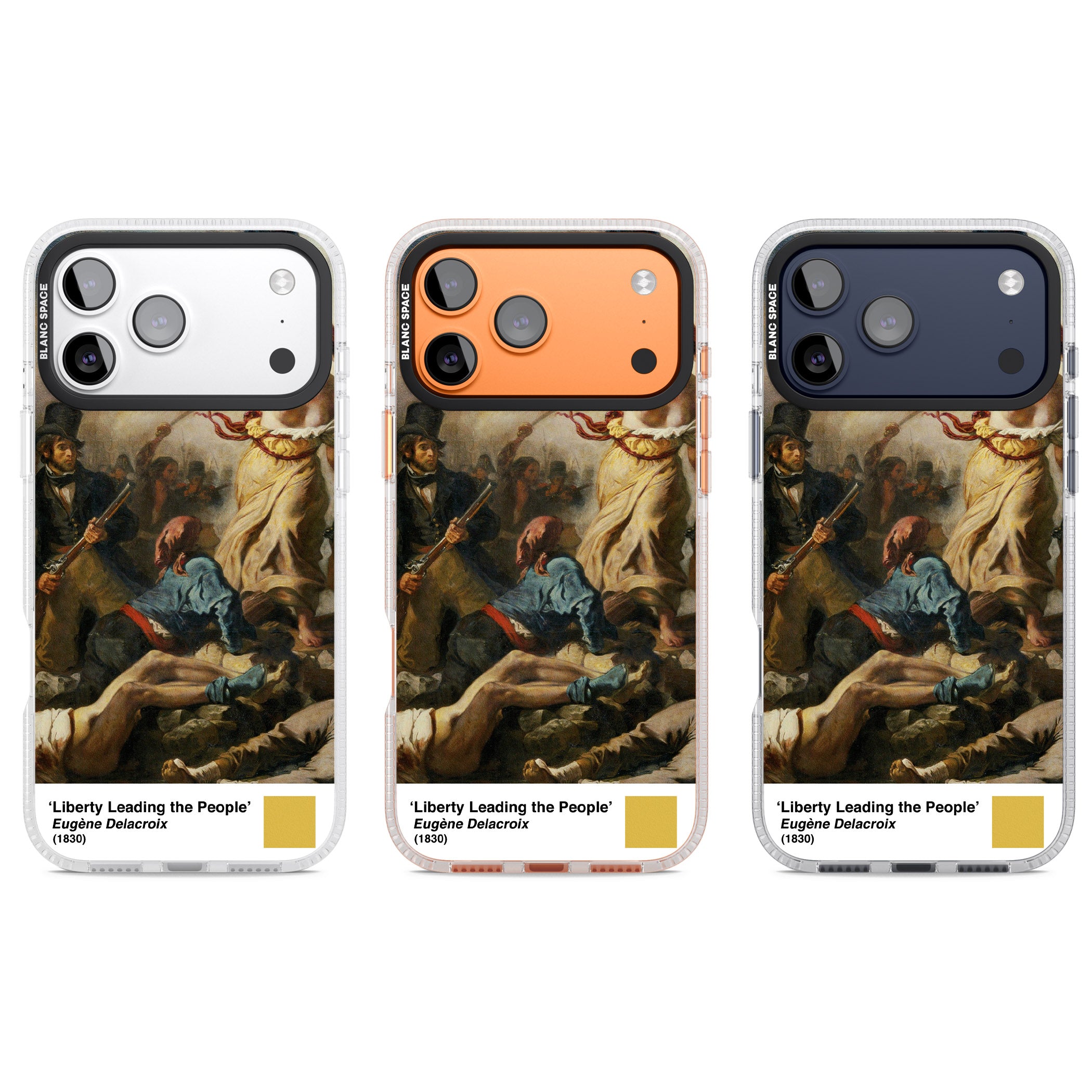 Liberty Leading The People iPhone 17 Pro Impact Air Clear Phone Case APT Impact Protection