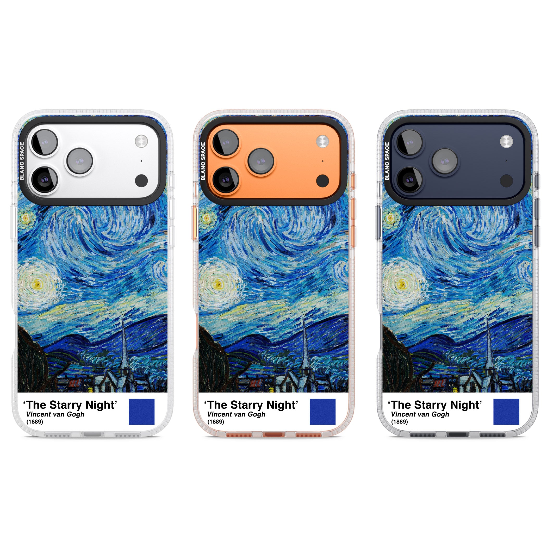 The Starry Night iPhone 17 Pro Impact Air Clear Phone Case APT Impact Protection