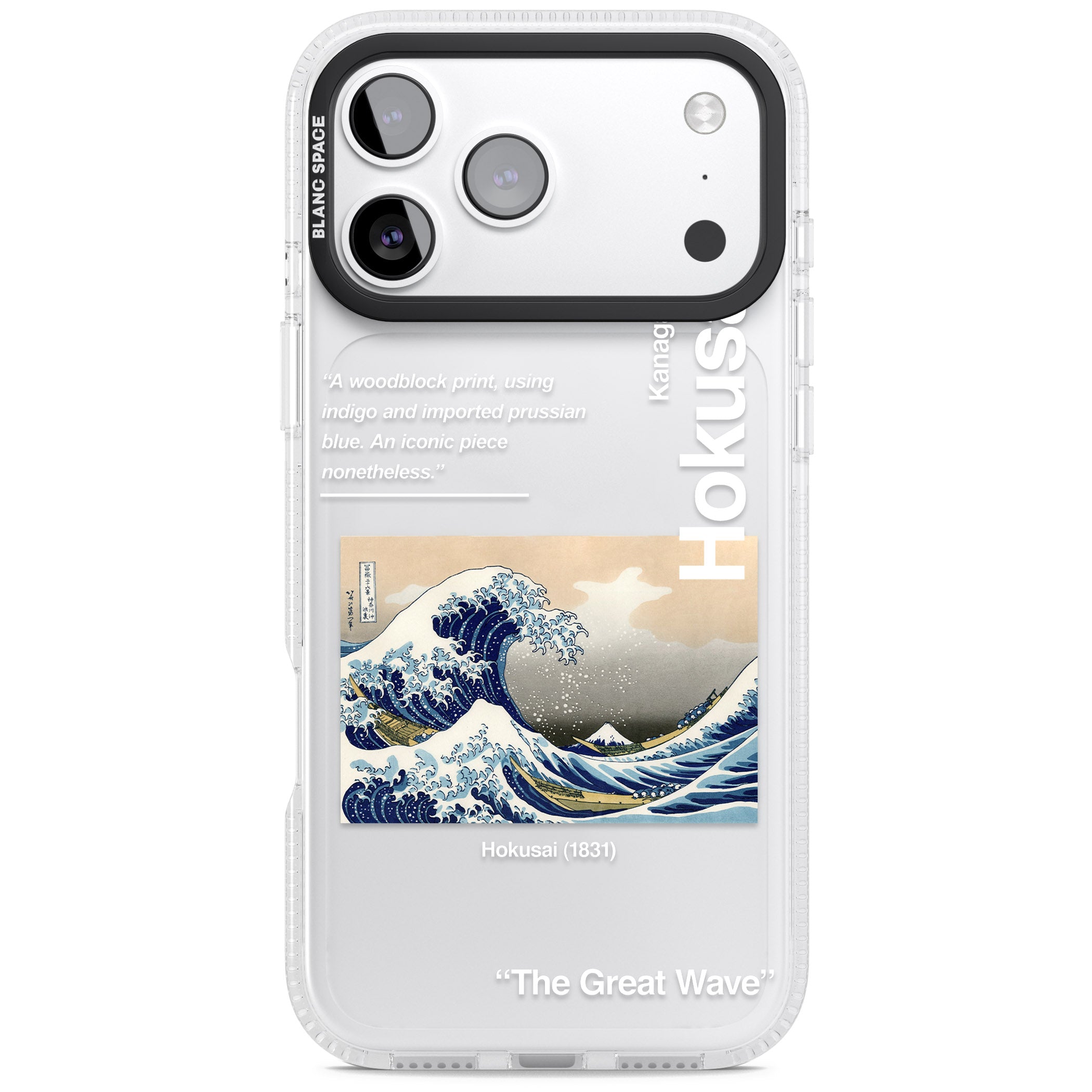 The Great Wave iPhone 17 Pro Impact Air Clear Phone Case