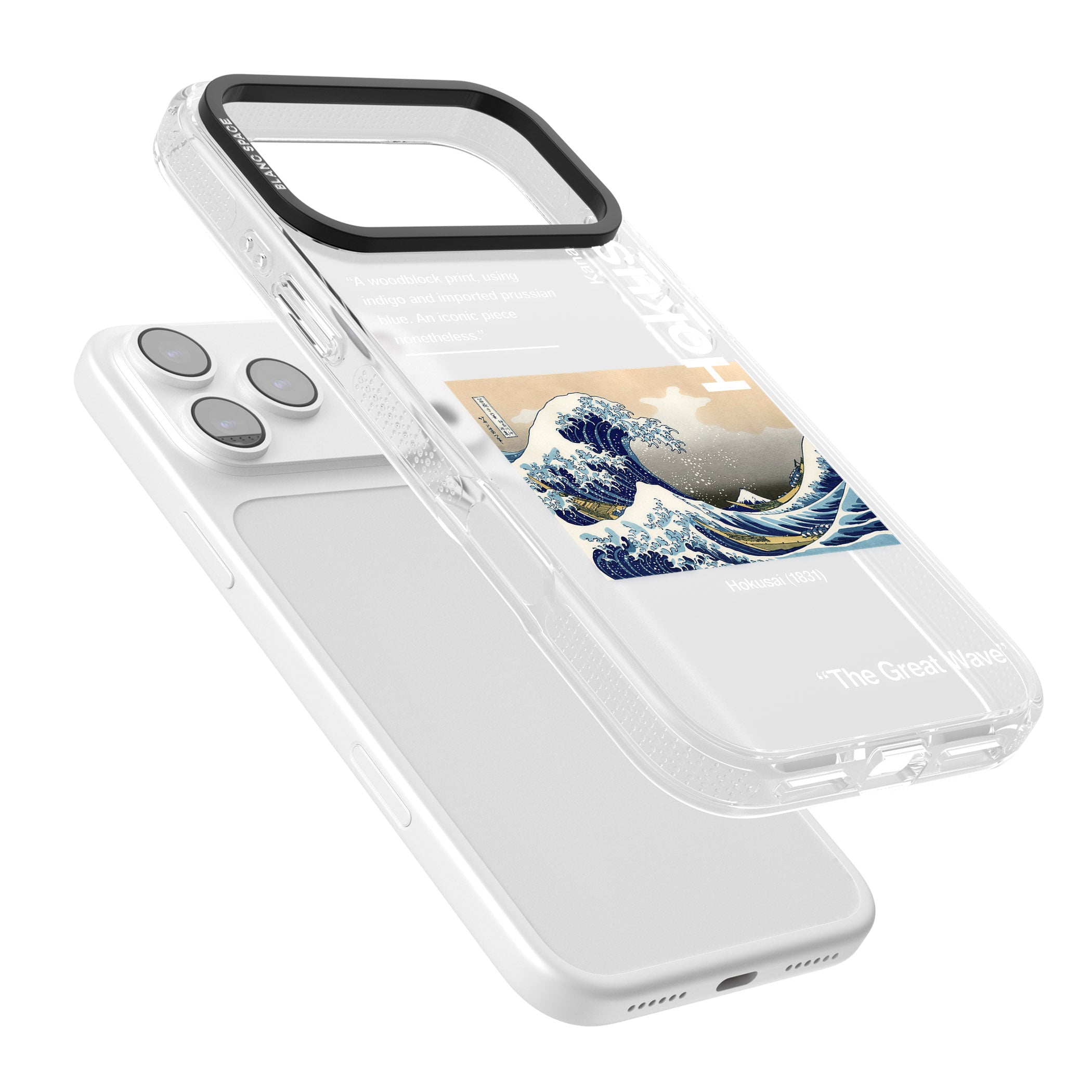 The Great Wave iPhone 17 Pro Impact Air Clear Phone Case Colours