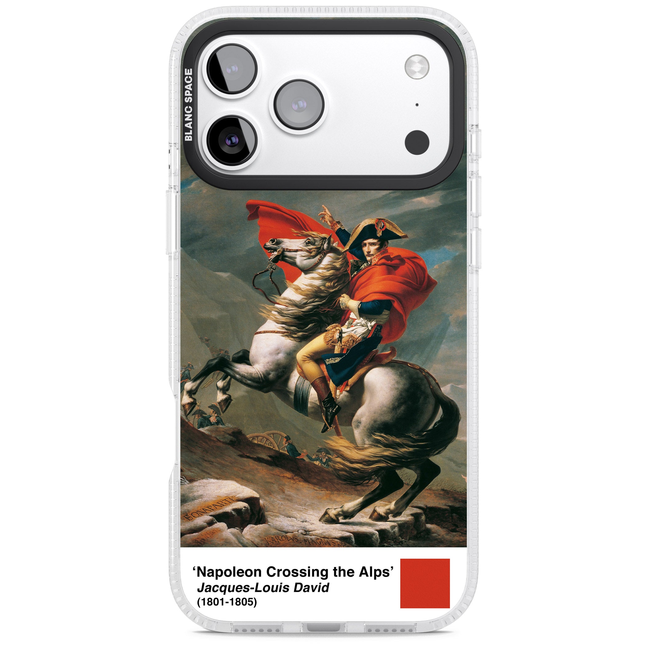 Napoleon Crossing The Alps iPhone 17 Pro Impact Air Clear Phone Case
