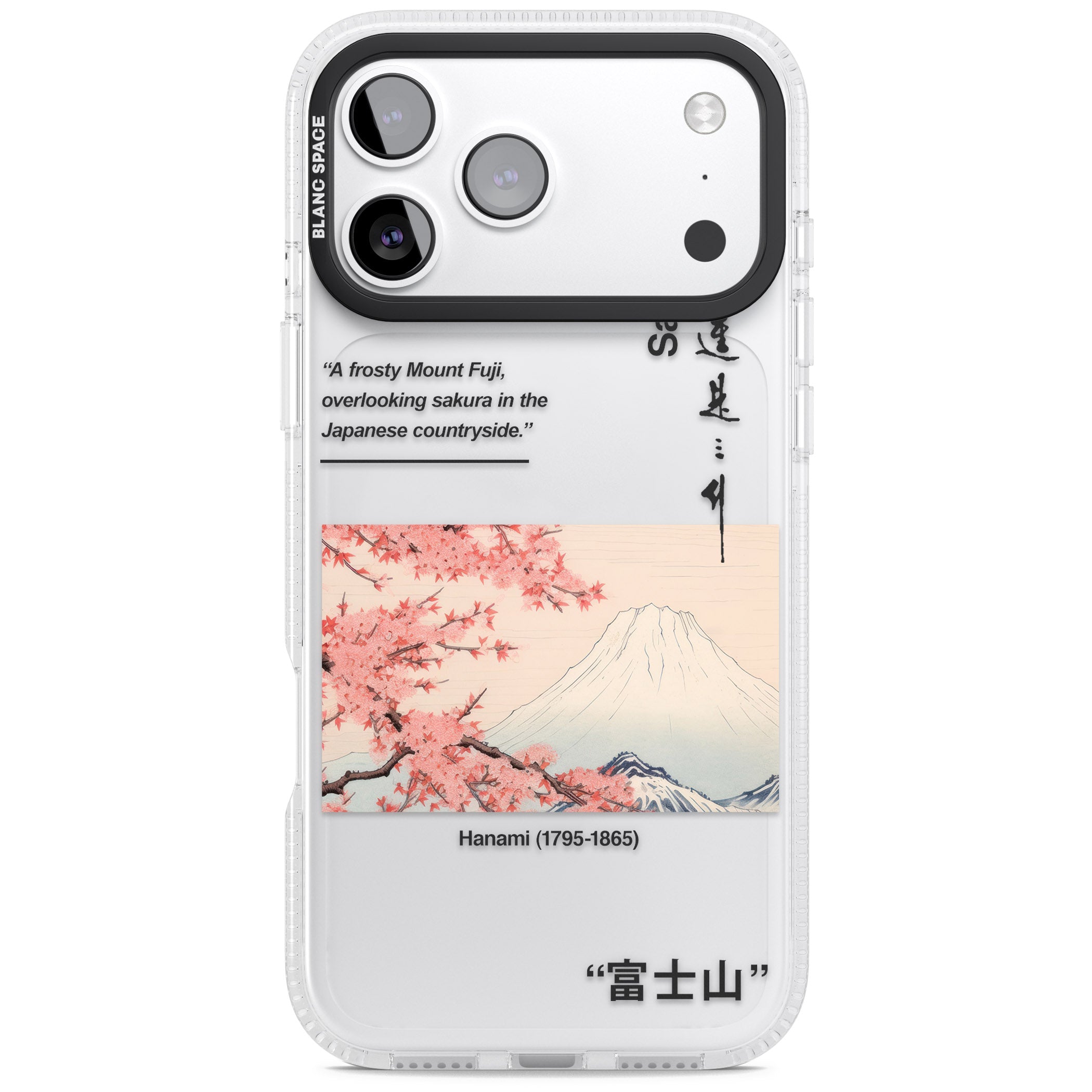 Hanami iPhone 17 Pro Impact Air Clear Phone Case