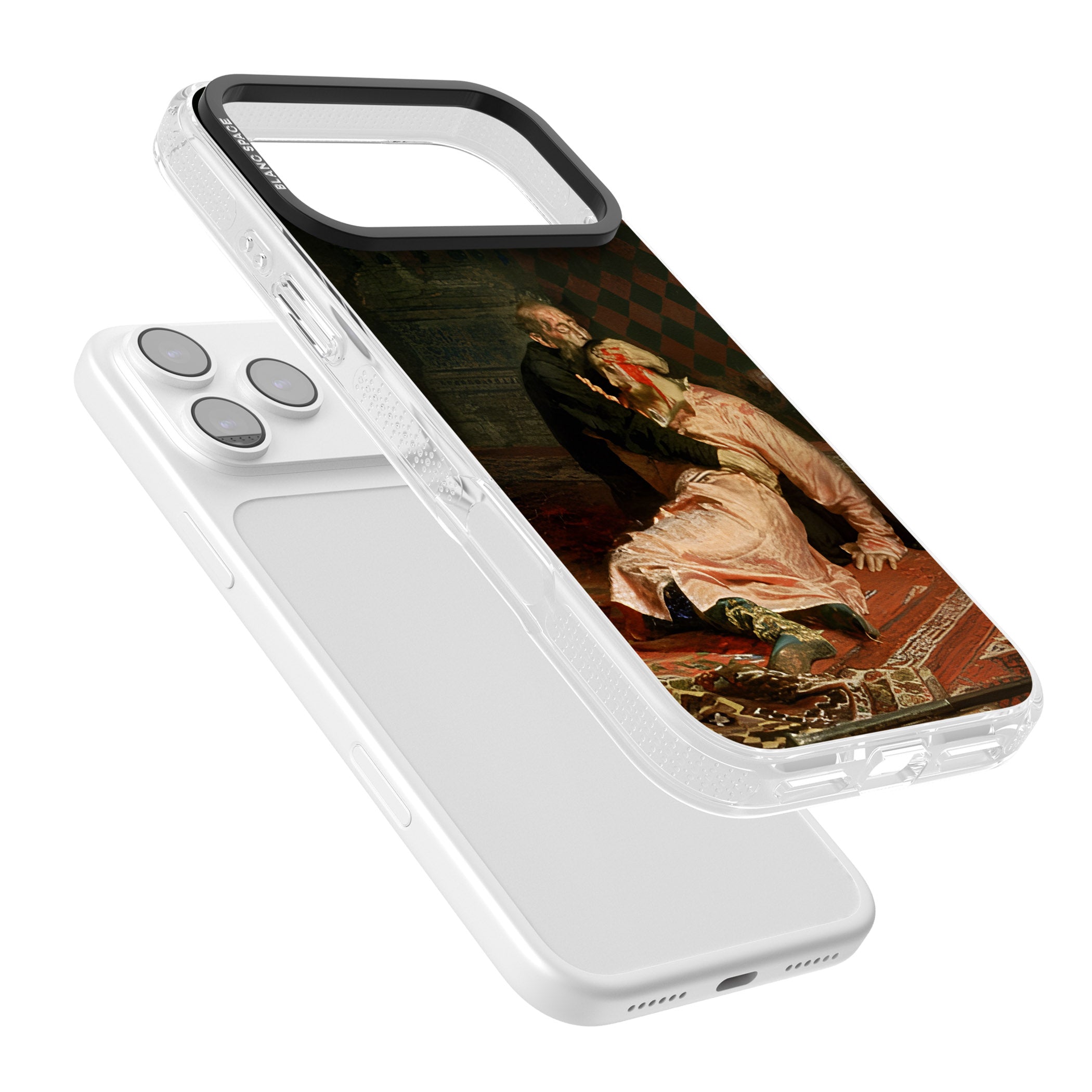 Ivan The Terrible & His Son iPhone 17 Pro Impact Air Clear Phone Case Colours