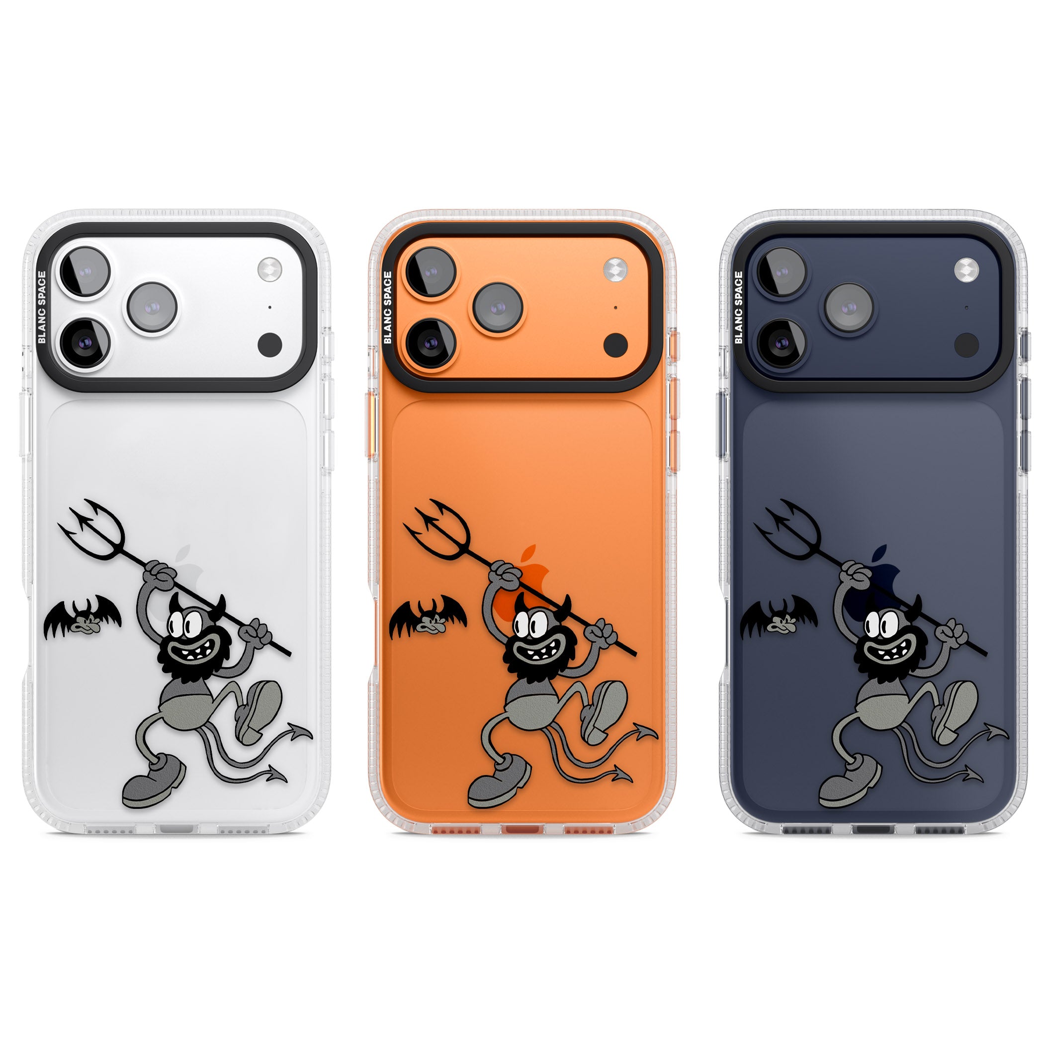 Dancing Devil iPhone 17 Pro Impact Air Clear Phone Case APT Impact Protection