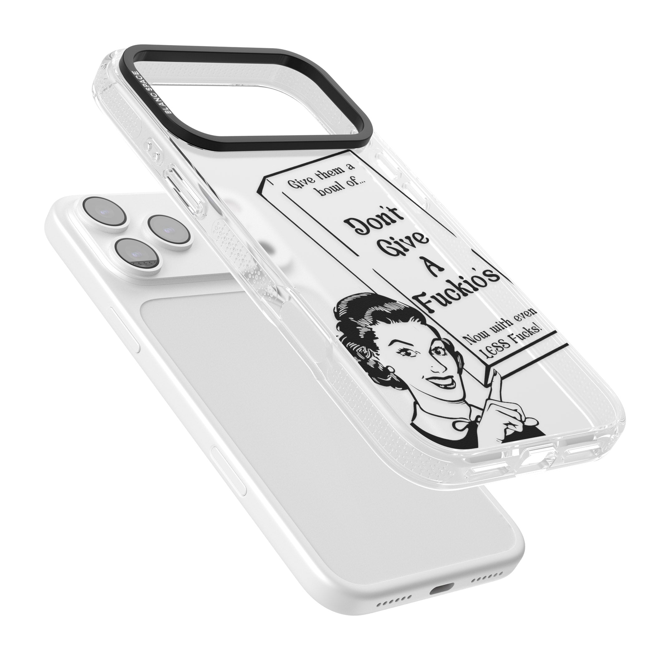 Dont Give A F Ckios Cereal iPhone 17 Pro Impact Air Clear Phone Case Colours