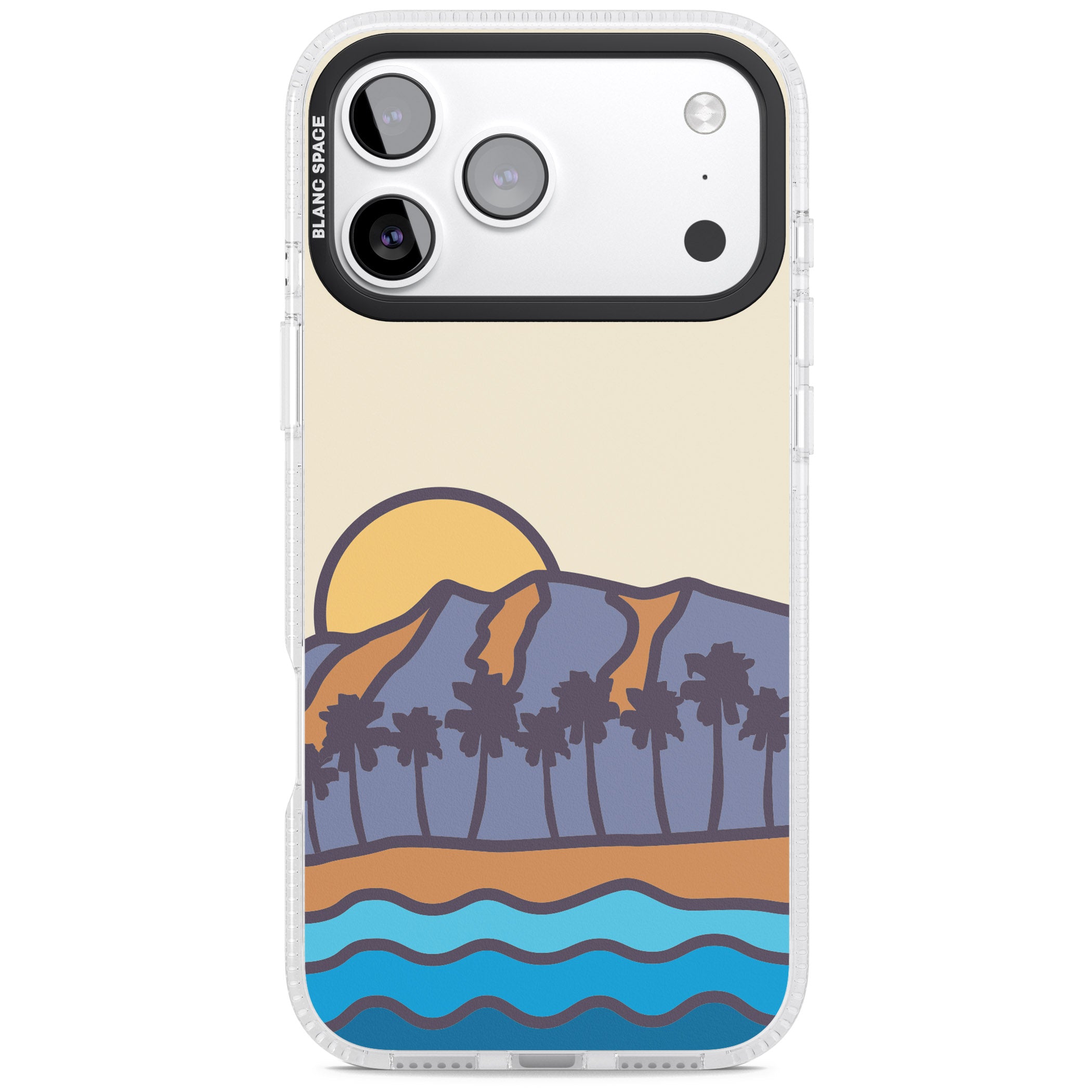 South Sunset iPhone 17 Pro Impact Air Clear Phone Case