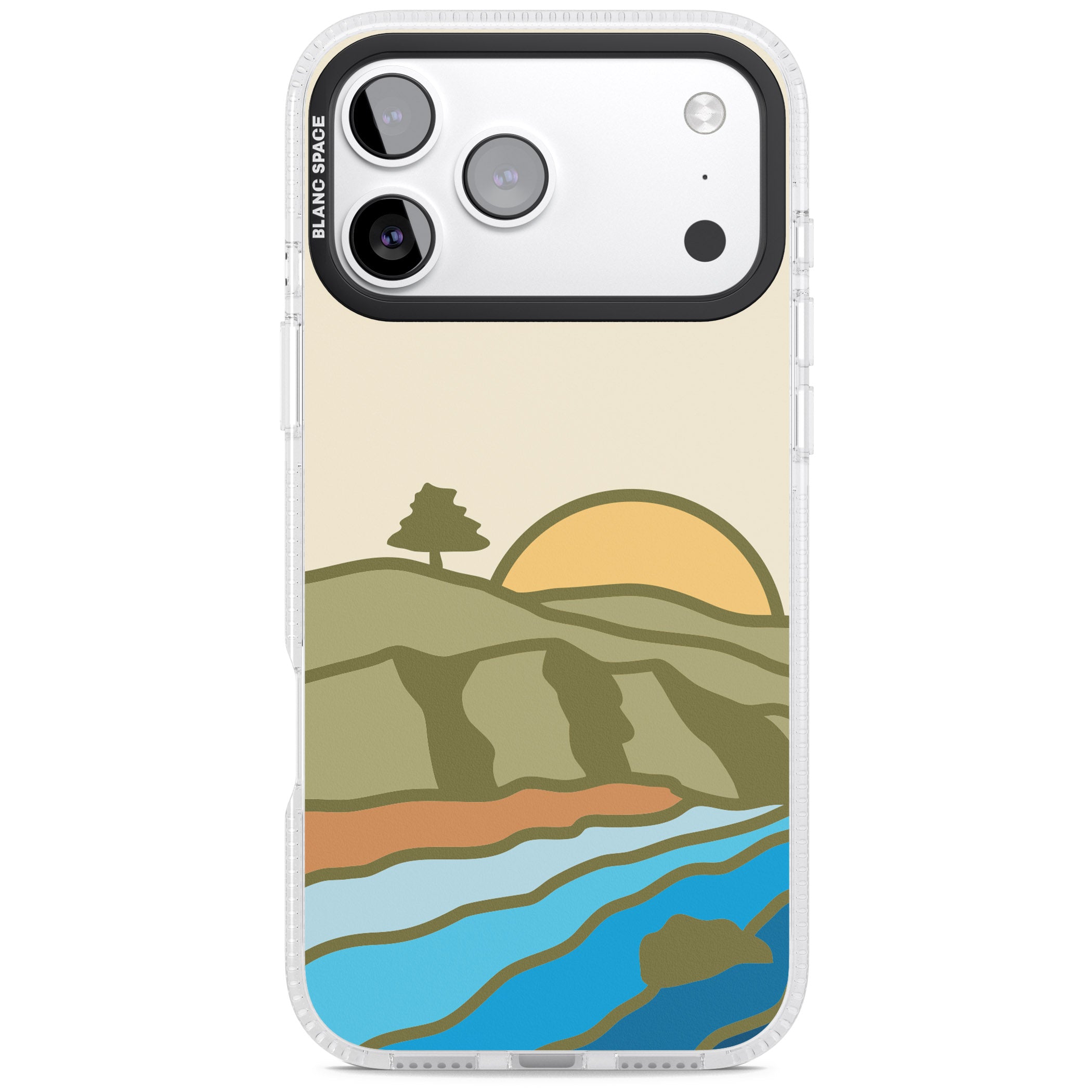 North Sunset iPhone 17 Pro Impact Air Clear Phone Case