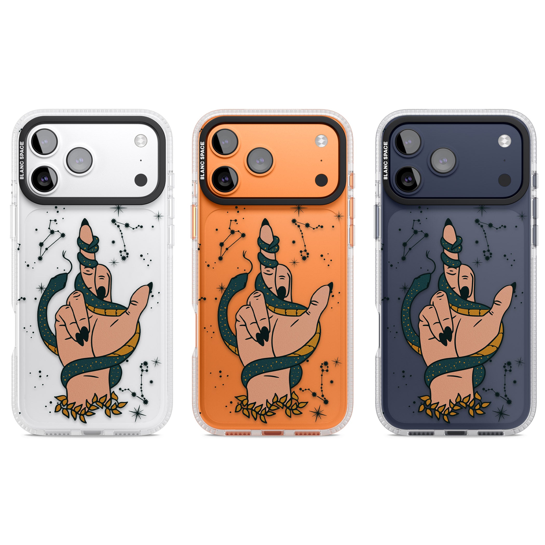 Snakes, Stars And Cynicism iPhone 17 Pro Impact Air Clear Phone Case APT Impact Protection