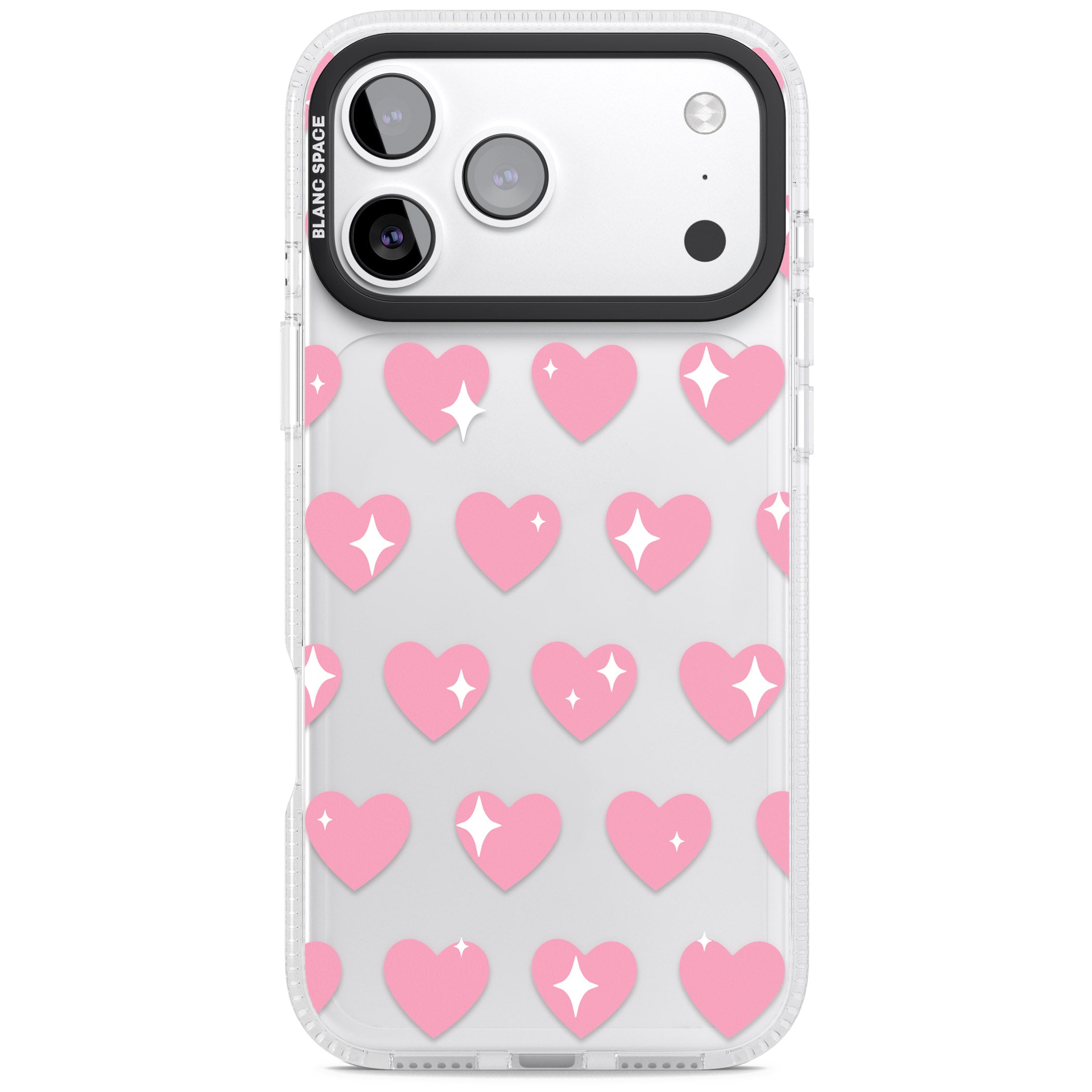 Sweet Hearts iPhone 17 Pro Impact Air Clear Phone Case