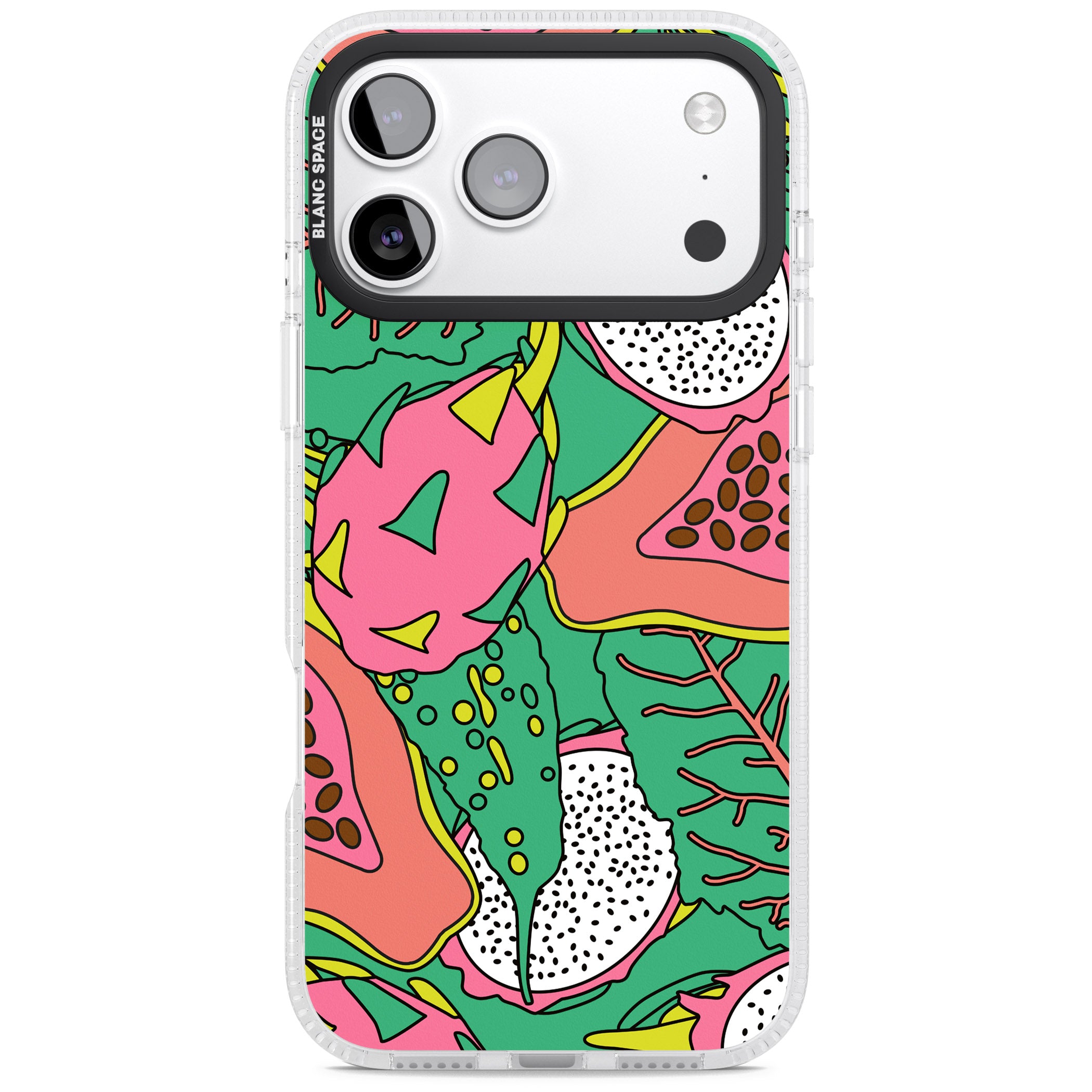 Psychedelic Salad iPhone 17 Pro Impact Air Clear Phone Case