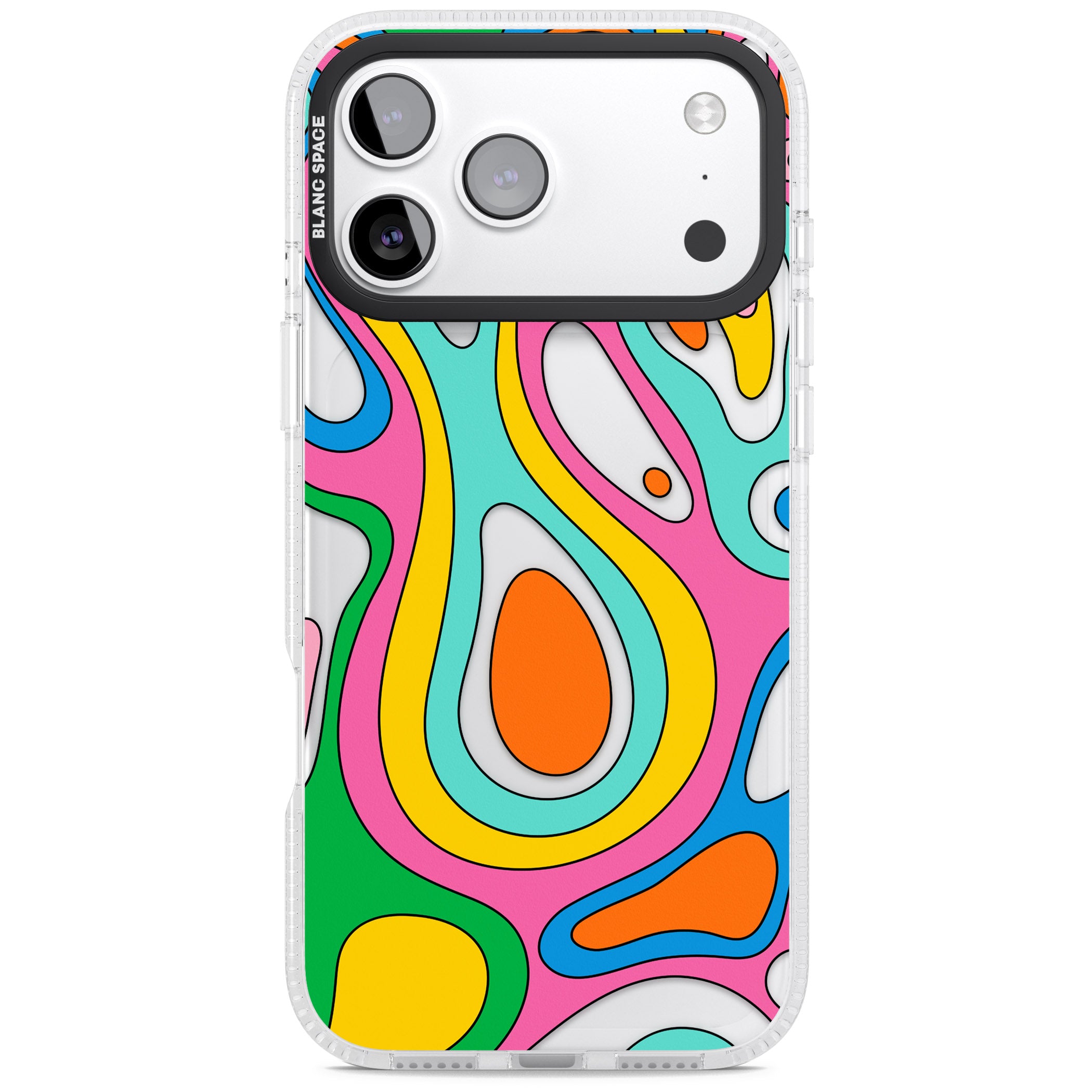 Dreams & Grooves iPhone 17 Pro Impact Air Clear Phone Case