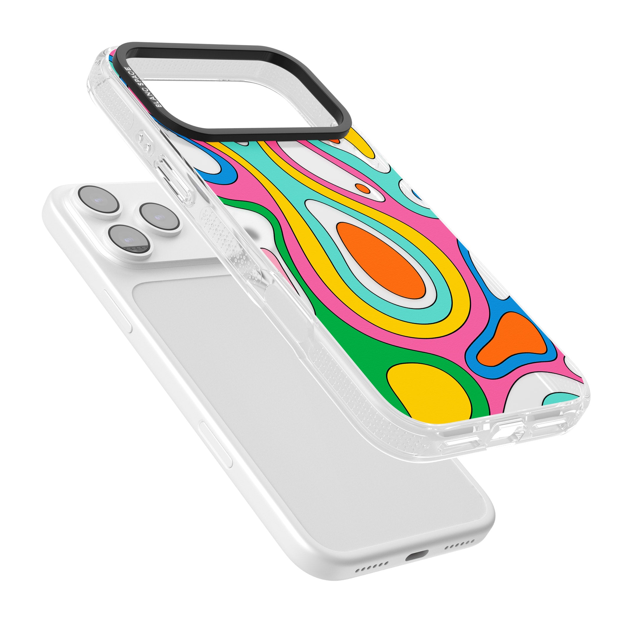 Dreams & Grooves iPhone 17 Pro Impact Air Clear Phone Case Colours