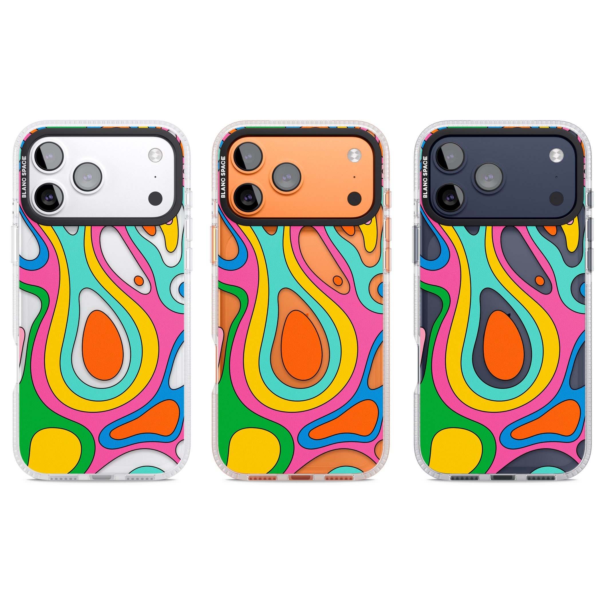 Dreams & Grooves iPhone 17 Pro Impact Air Clear Phone Case APT Impact Protection