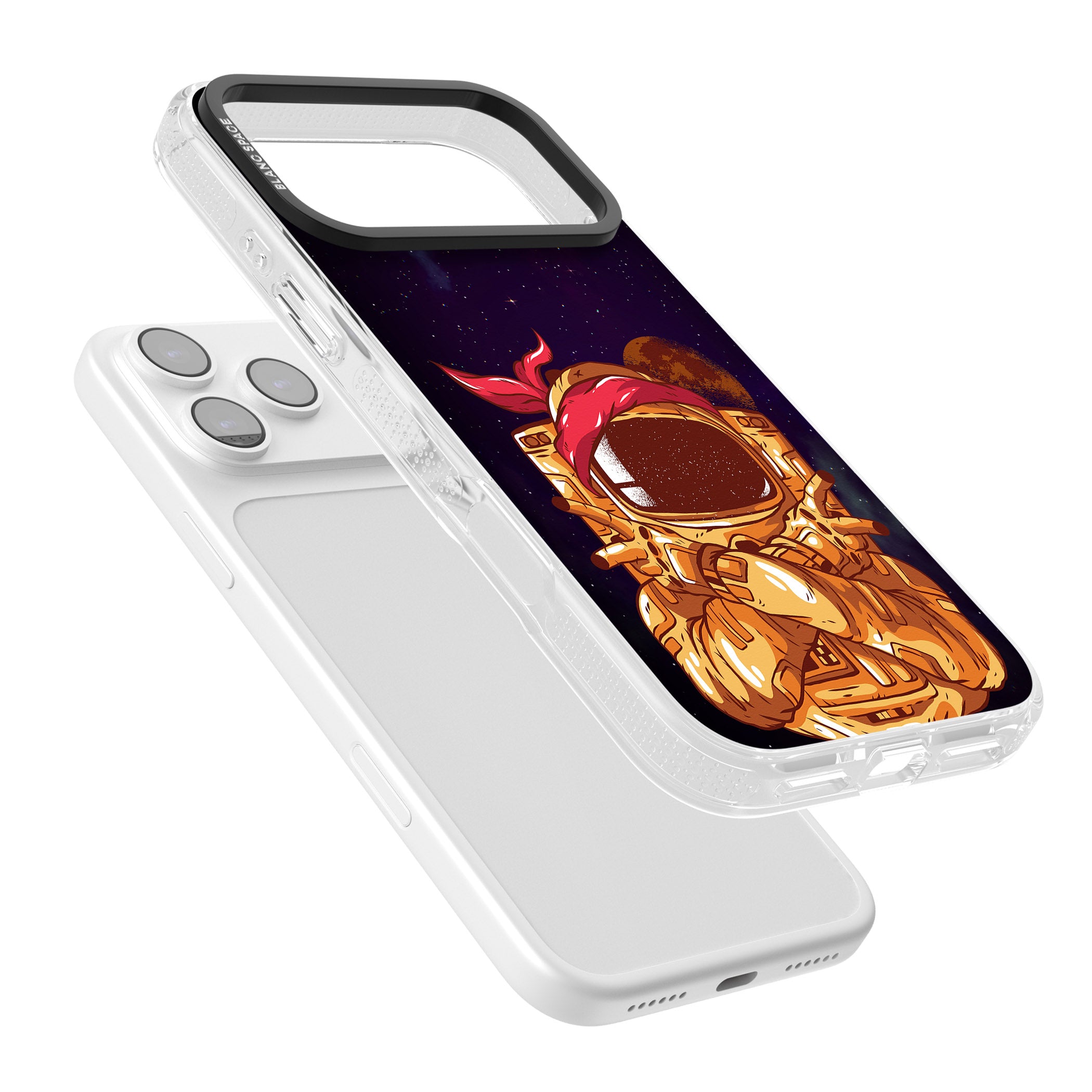 Space Gangster iPhone 17 Pro Impact Air Clear Phone Case Colours