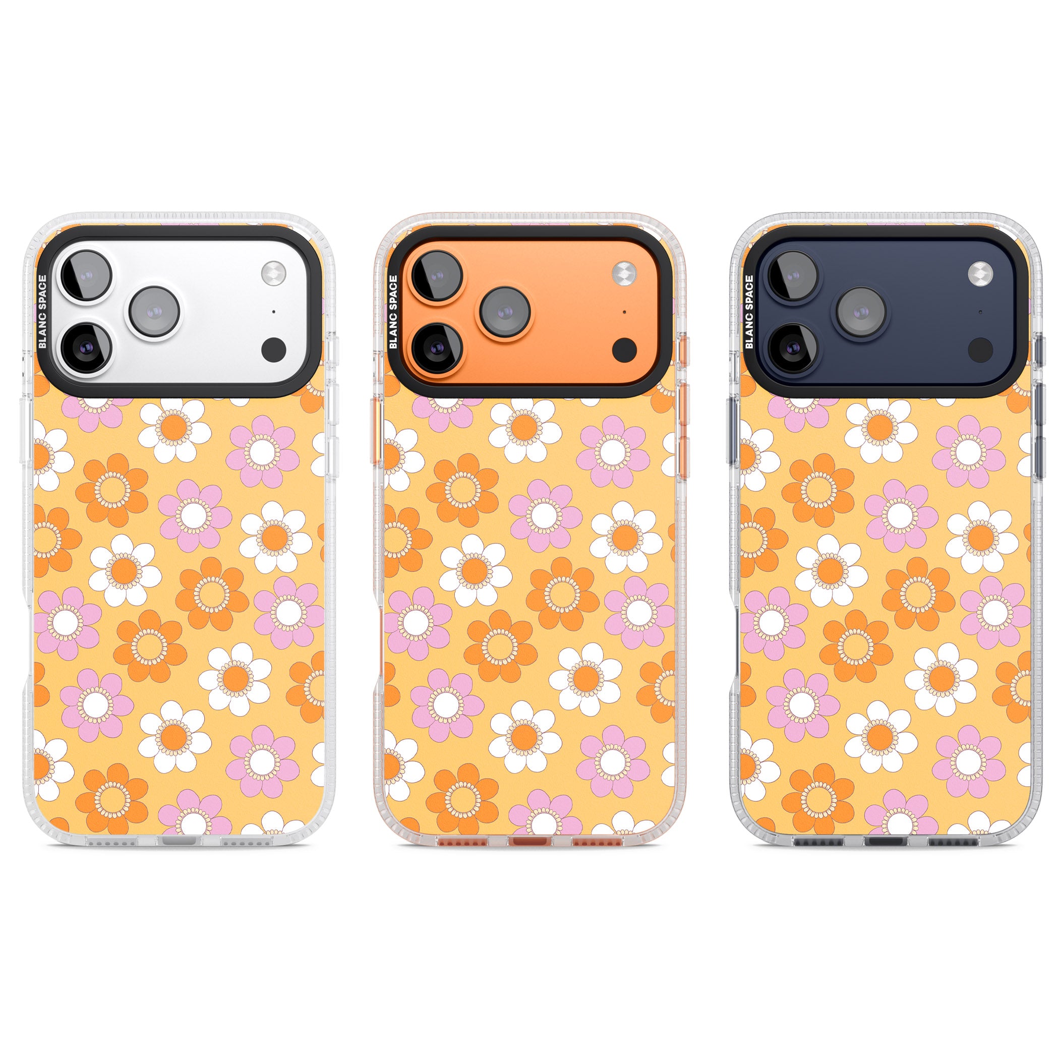 Sunny Flower Mix iPhone 17 Pro Impact Air Clear Phone Case APT Impact Protection