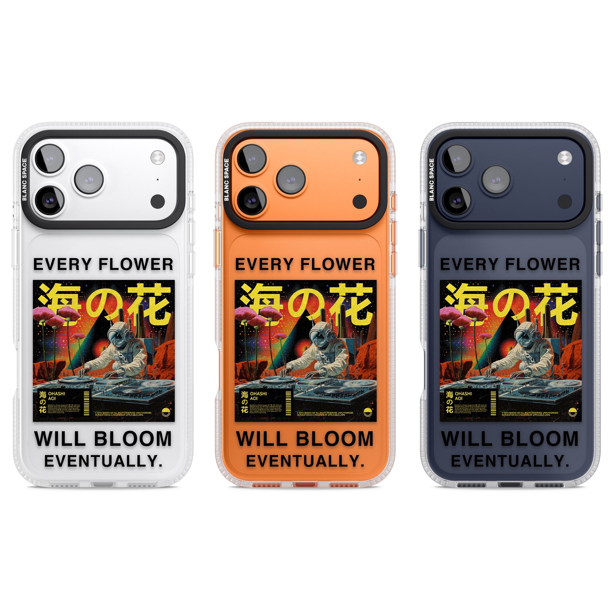 Every Flower Will Bloom Eventually iPhone 17 Pro Impact Air Clear Phone Case APT Impact Protection