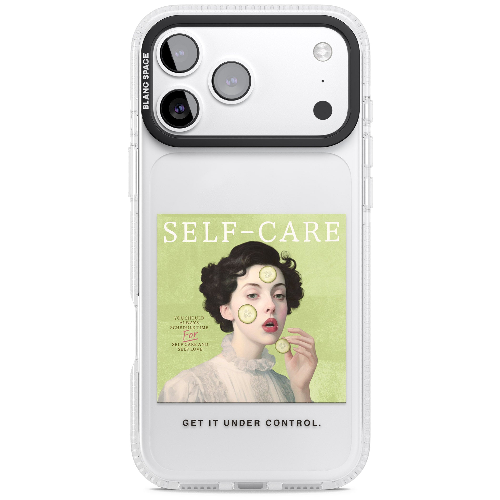 Self Care iPhone 17 Pro Impact Air Clear Phone Case