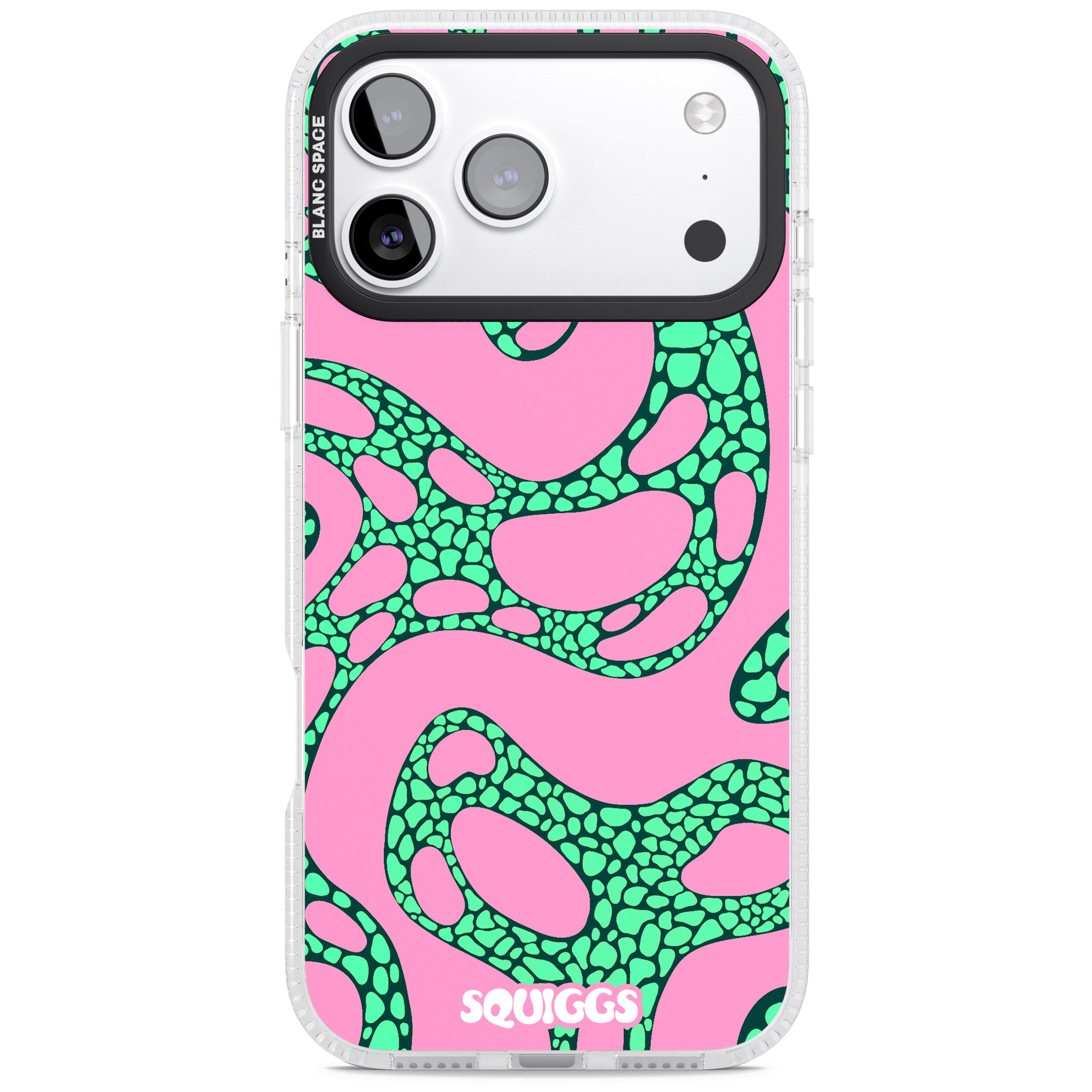 Alien Glow iPhone 17 Pro Impact Air Clear Phone Case