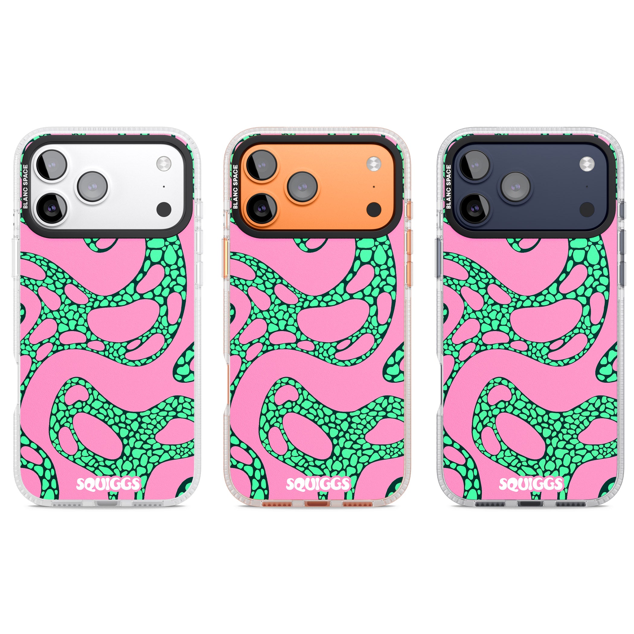 Alien Glow iPhone 17 Pro Impact Air Clear Phone Case APT Impact Protection