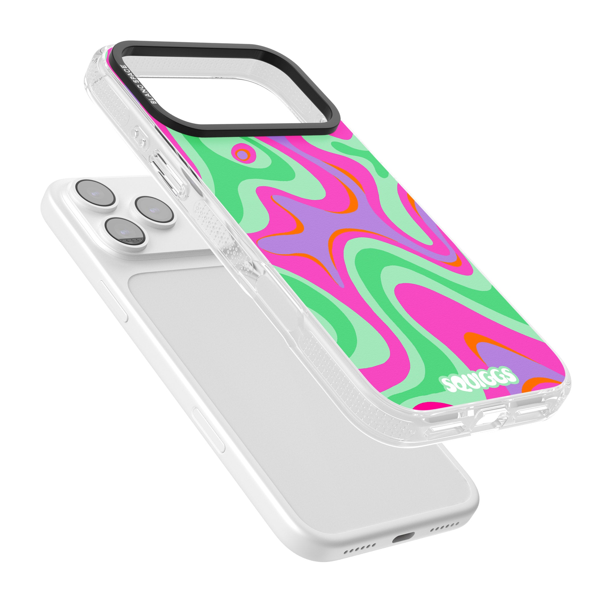 Pink Lava iPhone 17 Pro Impact Air Clear Phone Case Colours