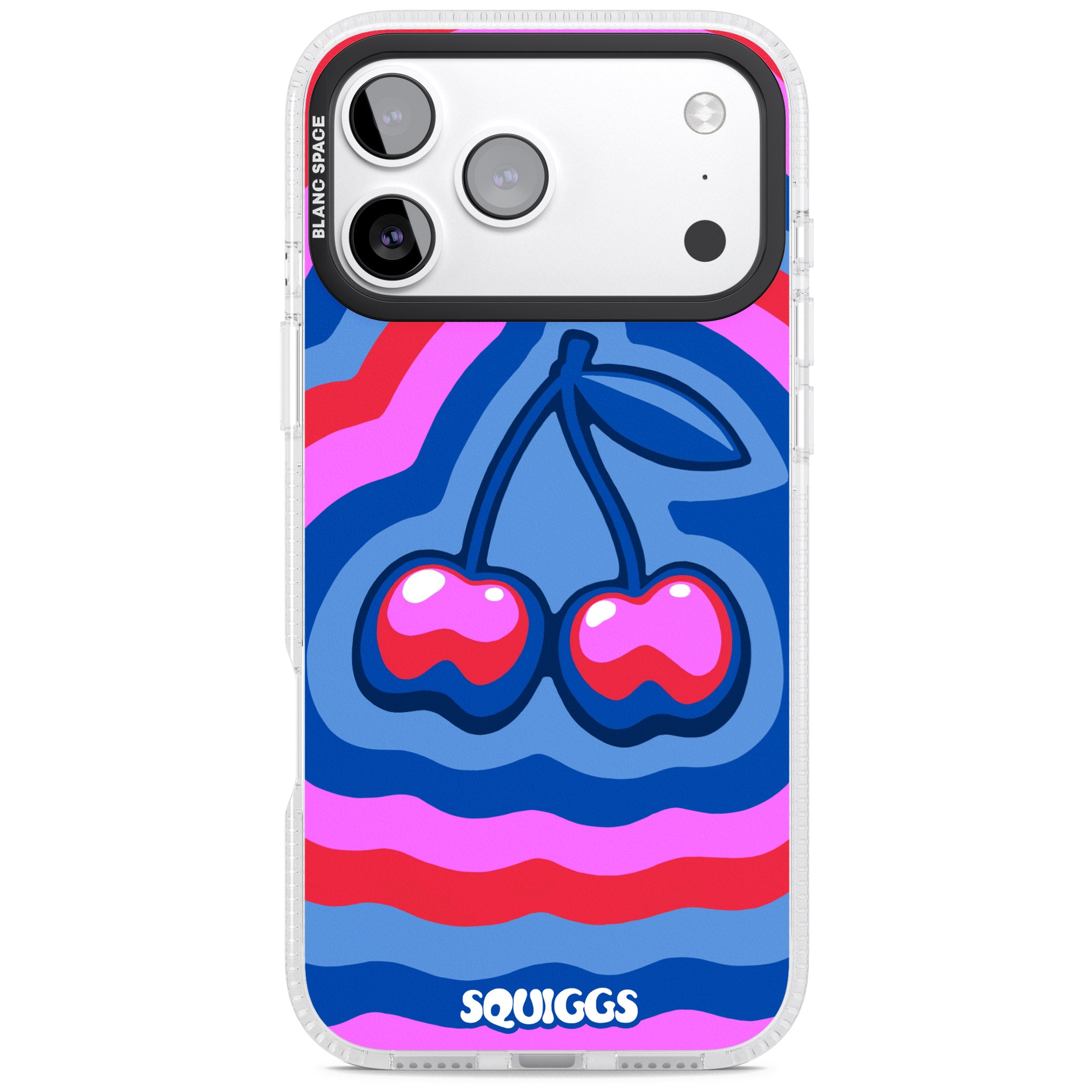 Cherry Rainbow iPhone 17 Pro Impact Air Clear Phone Case
