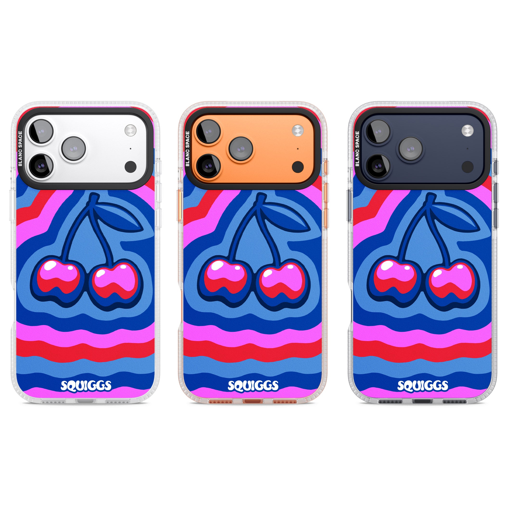 Cherry Rainbow iPhone 17 Pro Impact Air Clear Phone Case APT Impact Protection