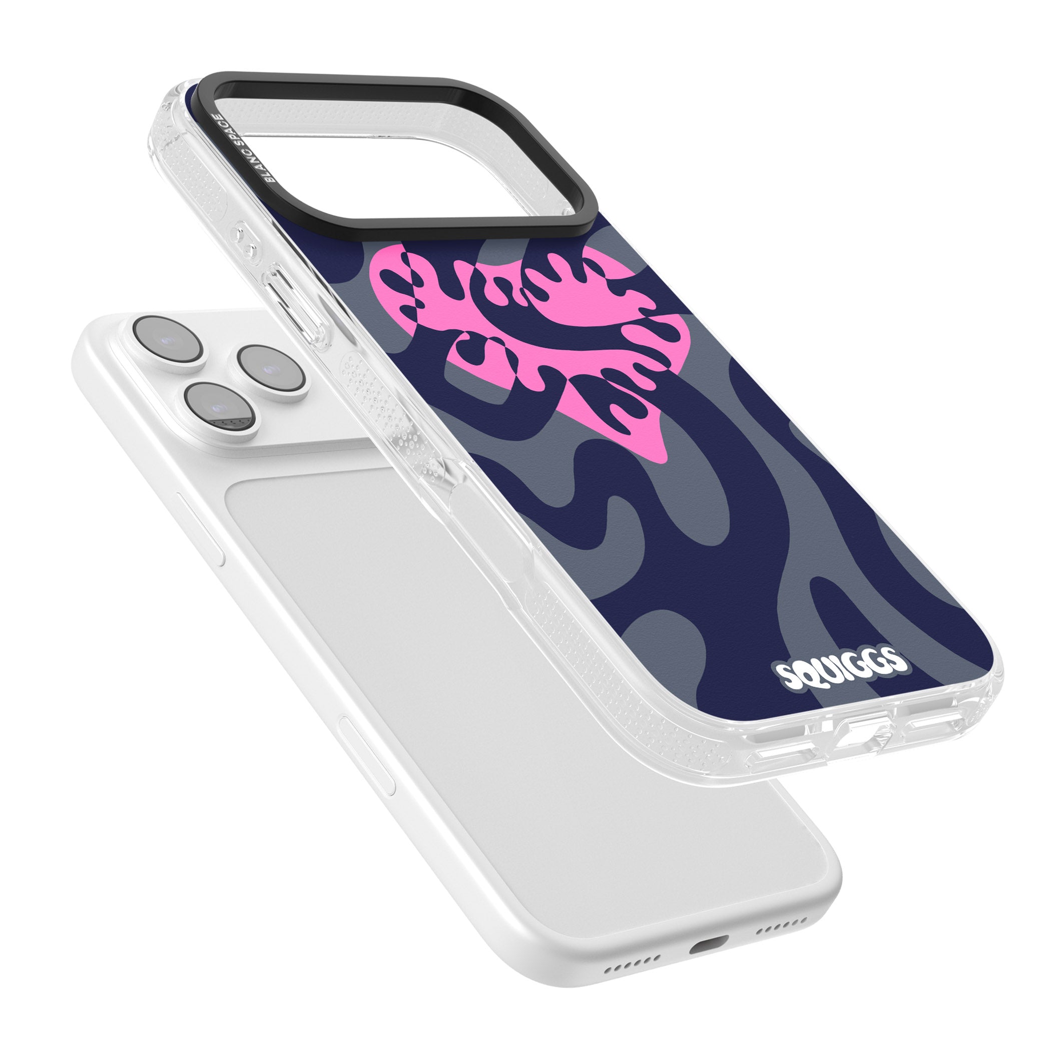 Abstract Heart iPhone 17 Pro Impact Air Clear Phone Case Colours