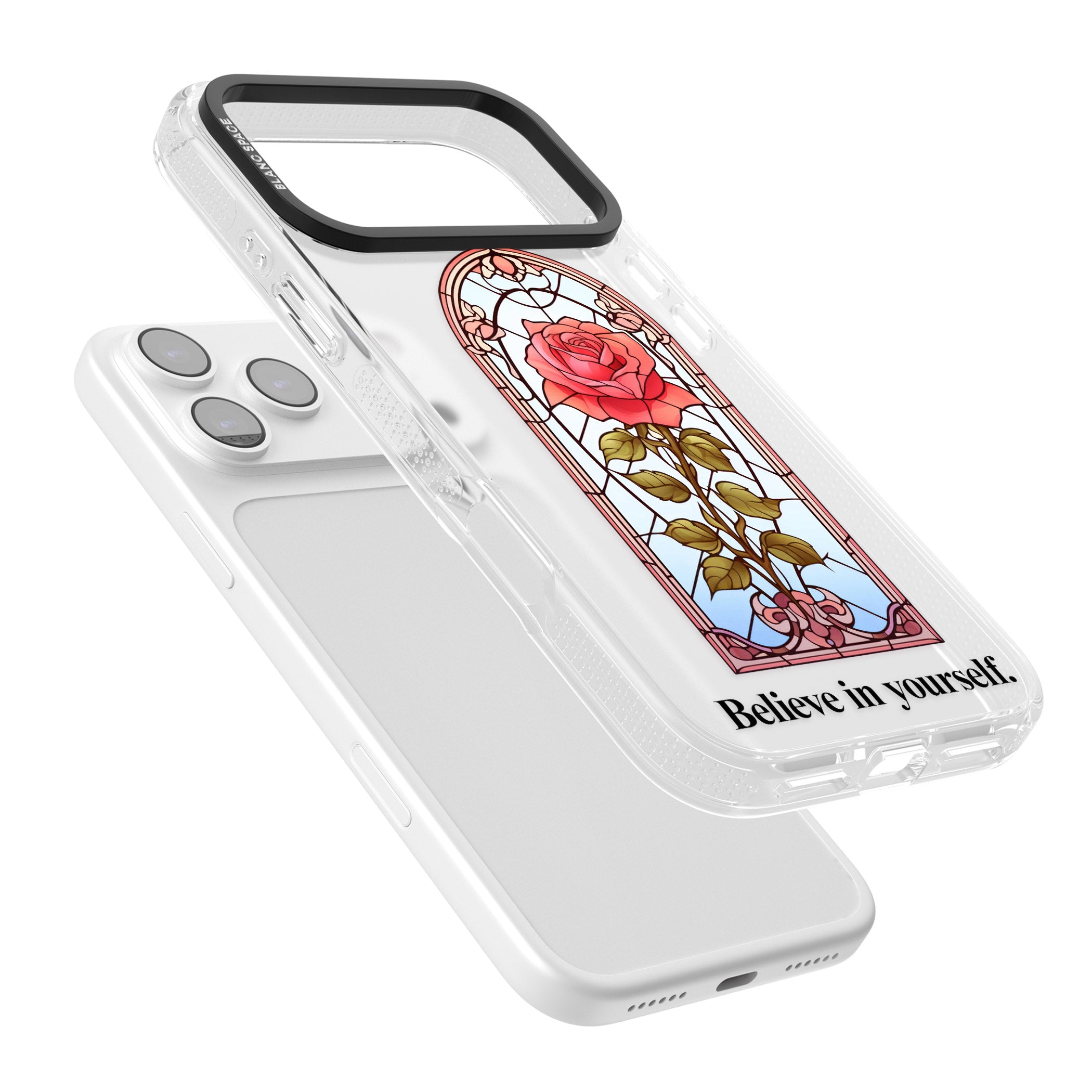 Believe In Yourself iPhone 17 Pro Impact Air Clear Phone Case Colours