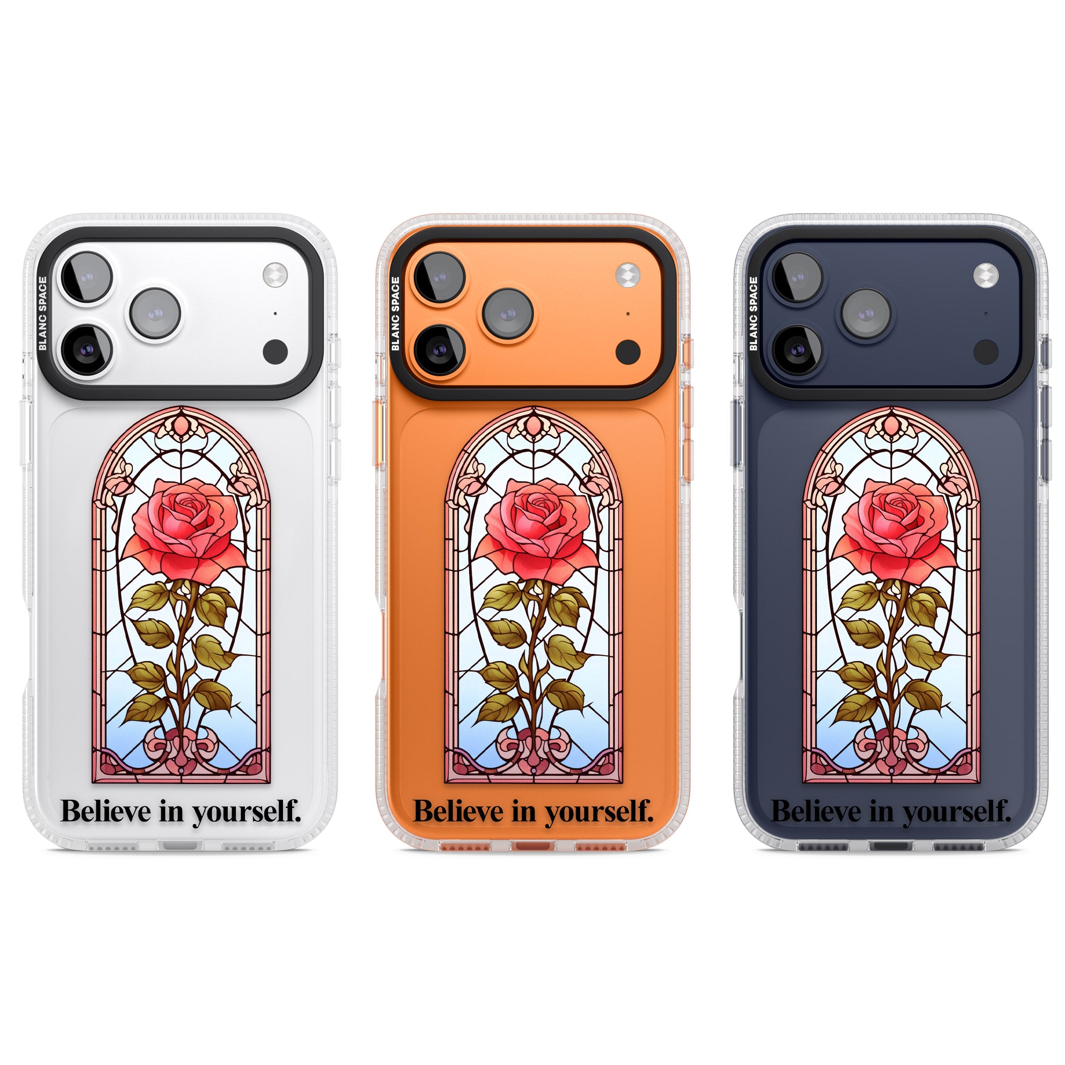 Believe In Yourself iPhone 17 Pro Impact Air Clear Phone Case APT Impact Protection