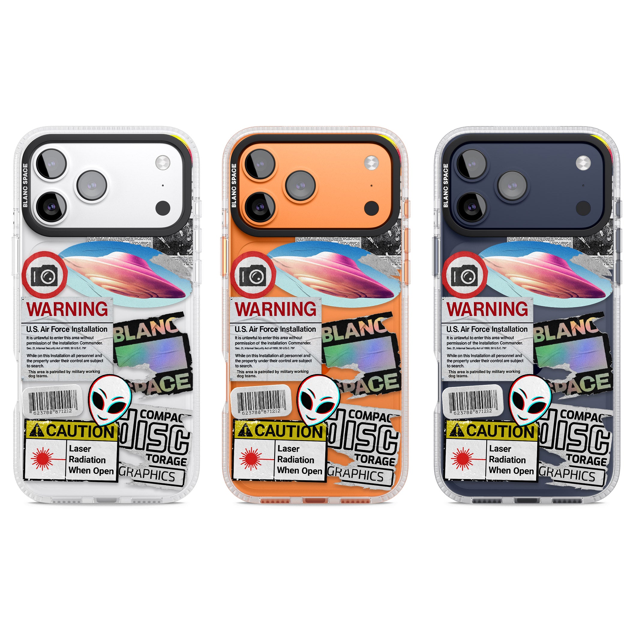 Cosmic Encounters iPhone 17 Pro Impact Air Clear Phone Case APT Impact Protection