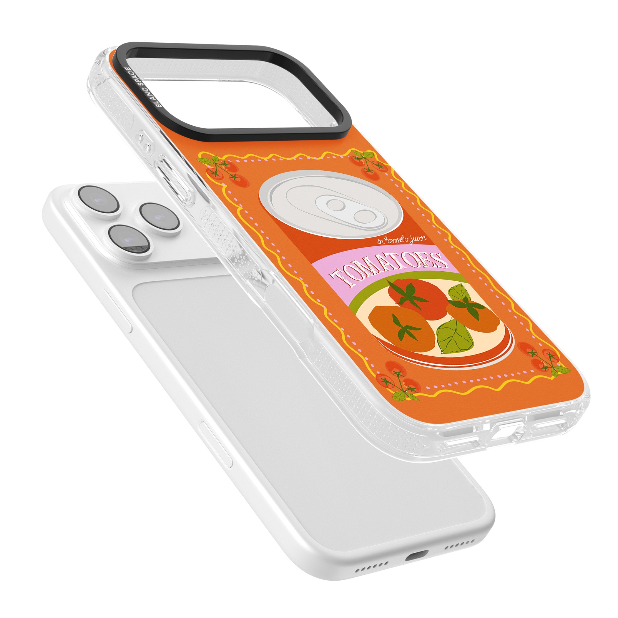 Tomato Soup Can iPhone 17 Pro Impact Air Clear Phone Case Colours