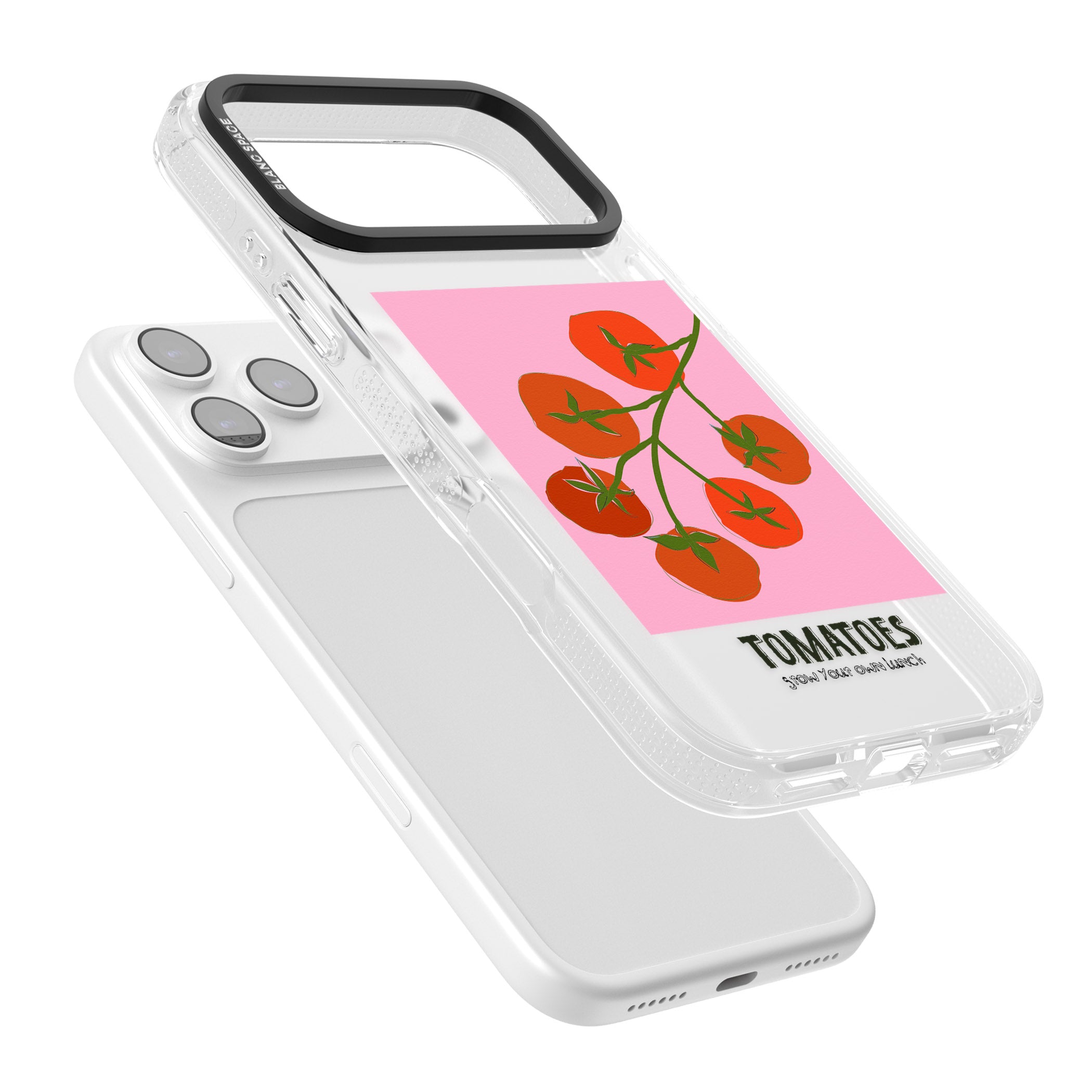 Own Tomatoes iPhone 17 Pro Impact Air Clear Phone Case Colours