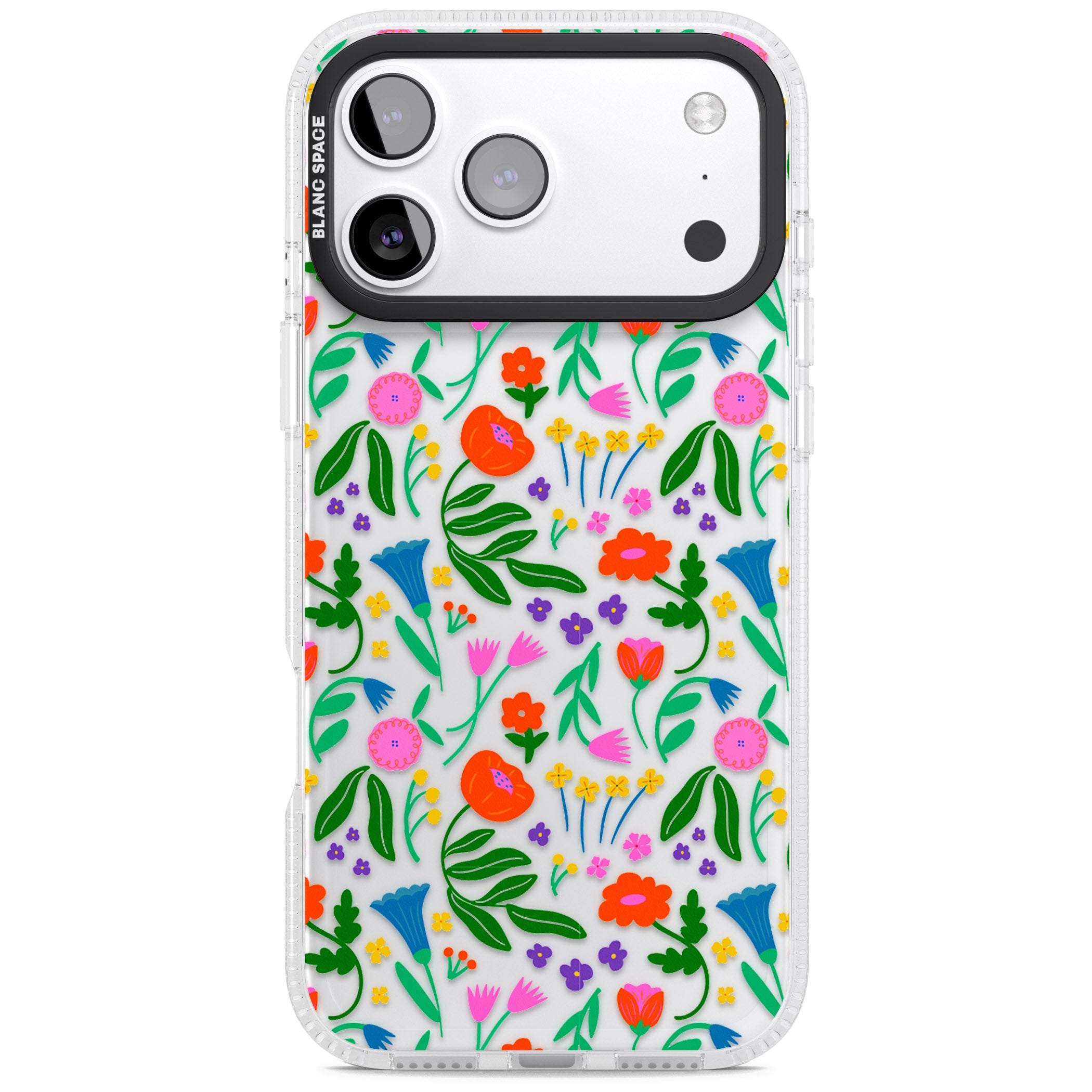 Summer Floral Fiesta iPhone 17 Pro Impact Air Clear Phone Case