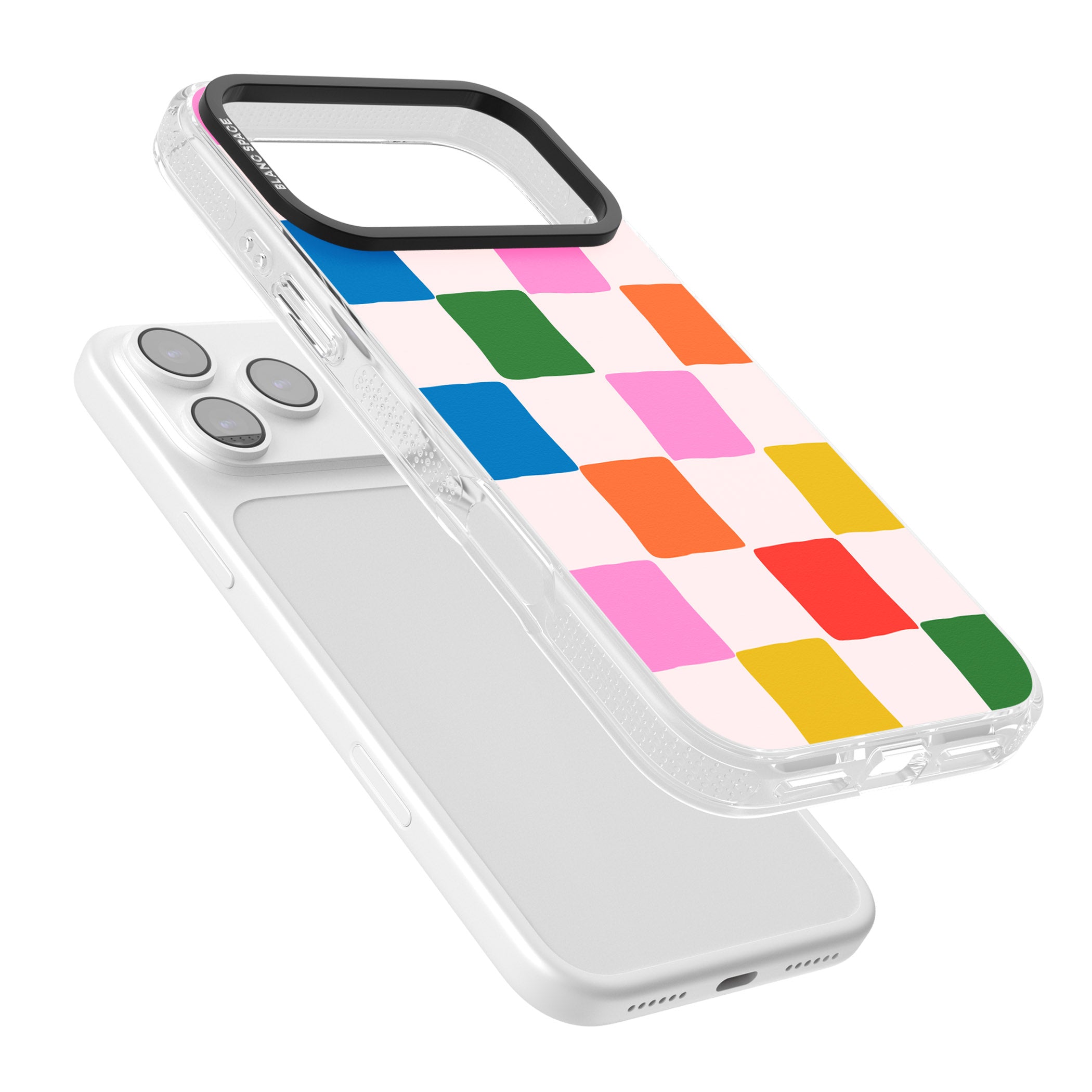 Colour Checked iPhone 17 Pro Impact Air Clear Phone Case Colours