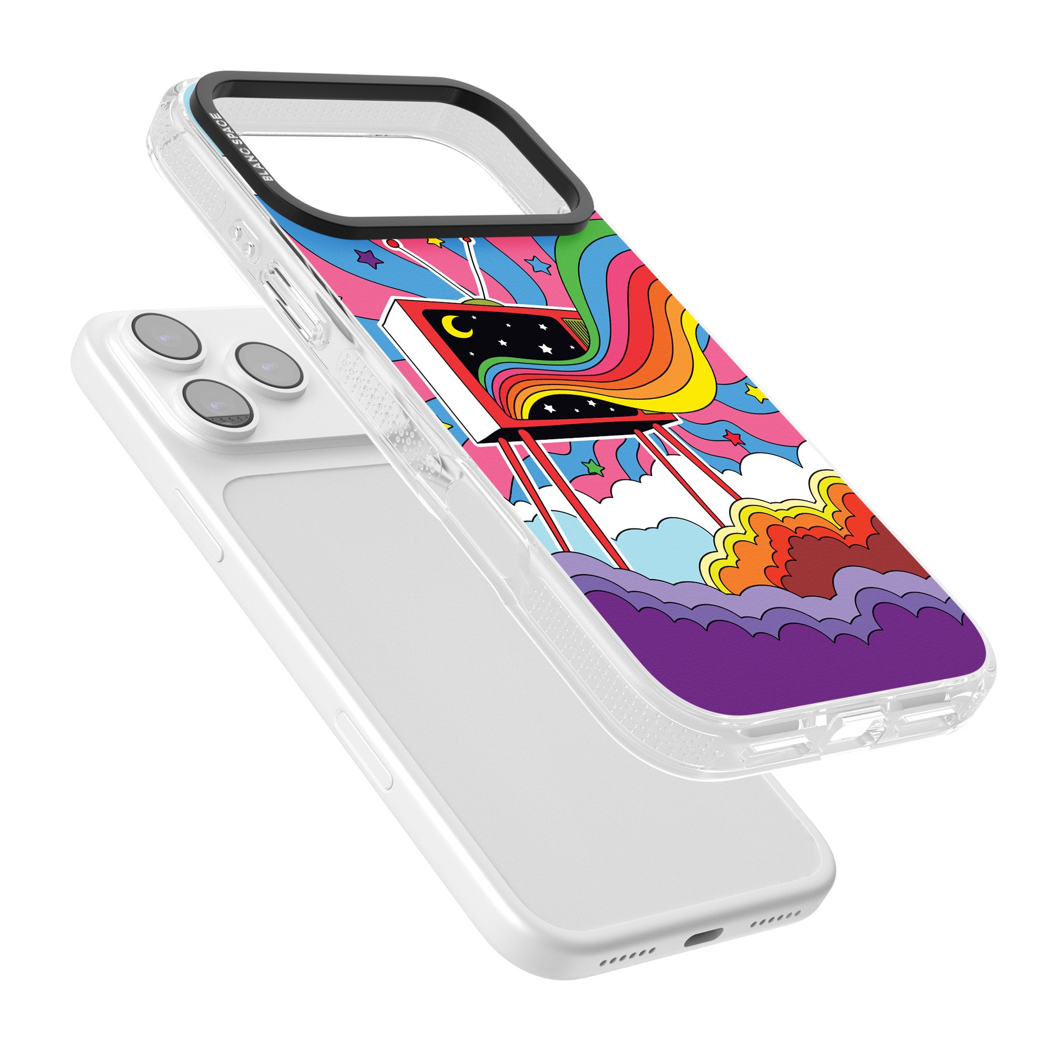 Tv Captivation iPhone 17 Pro Impact Air Clear Phone Case Colours