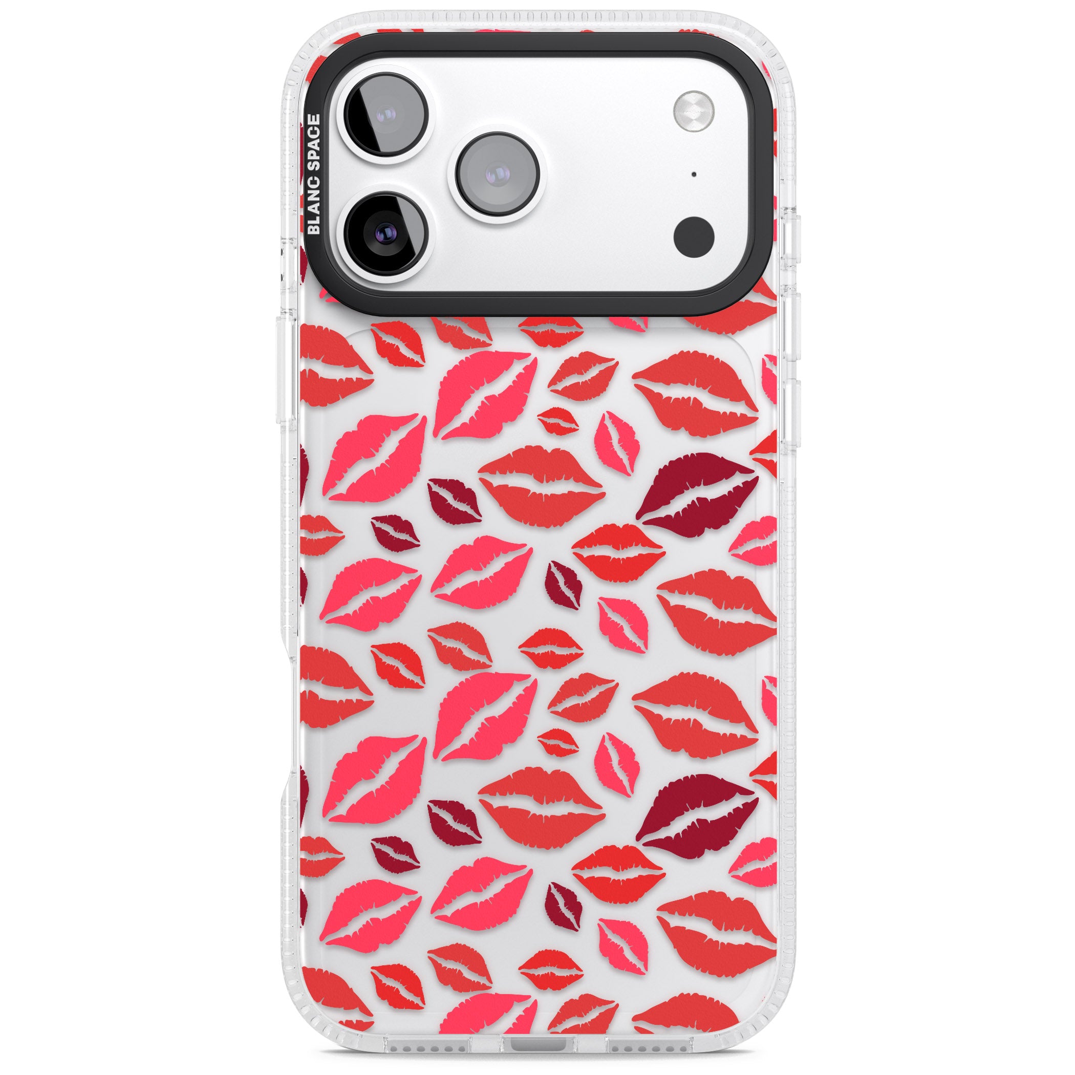 Lips Pattern iPhone 17 Pro Impact Air Clear Phone Case