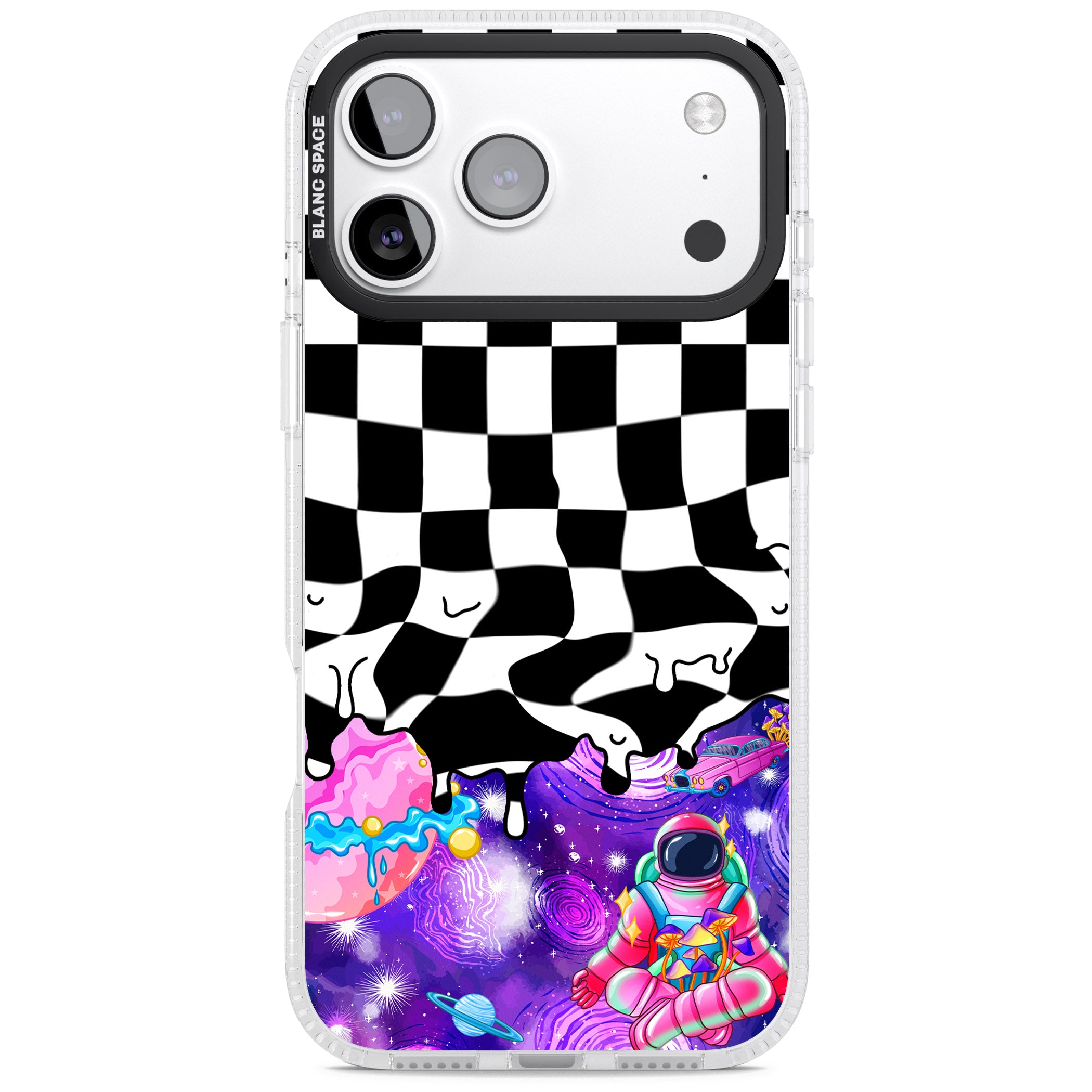 Washed Out iPhone 17 Pro Impact Air Clear Phone Case