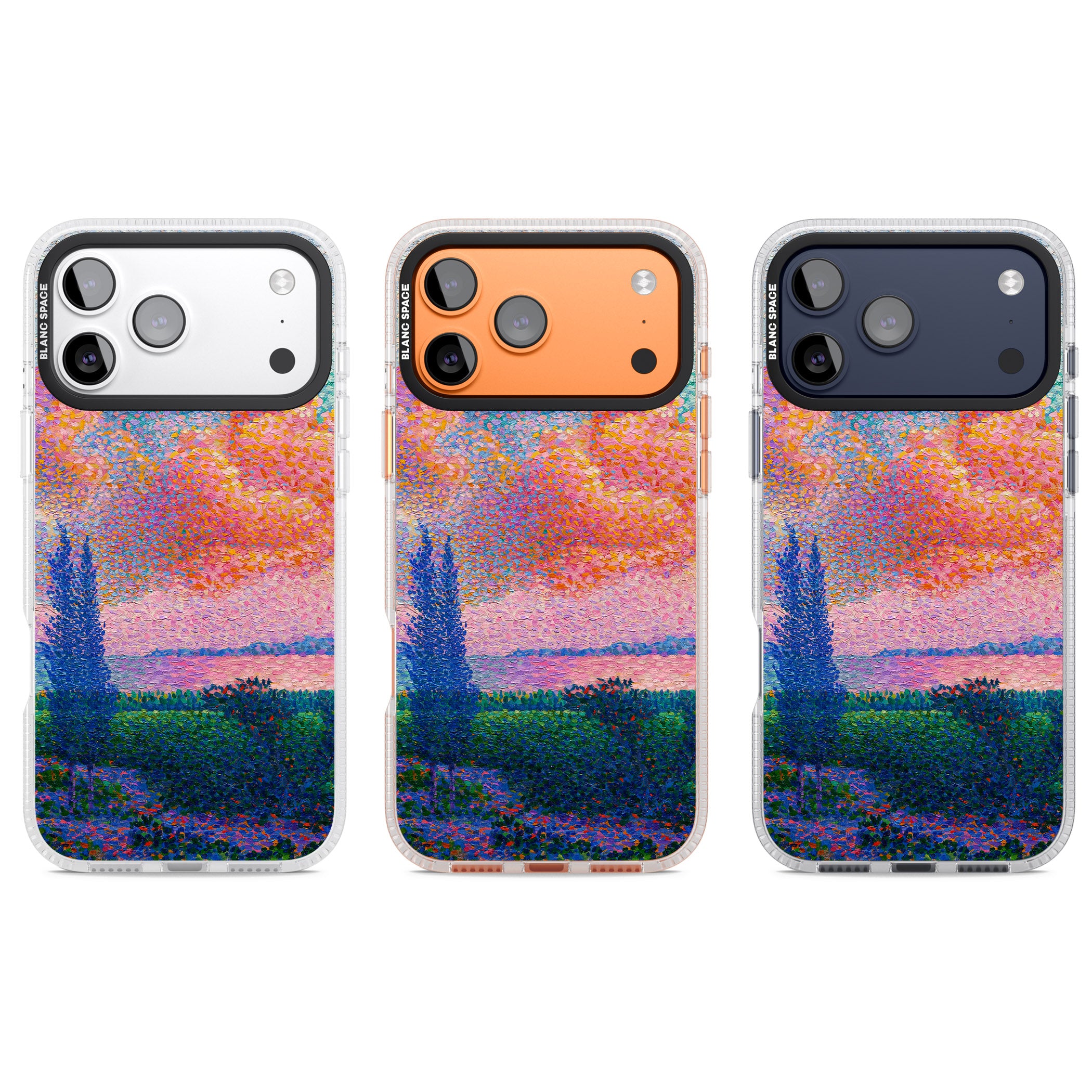 The Pink Cloud iPhone 17 Pro Impact Air Clear Phone Case APT Impact Protection