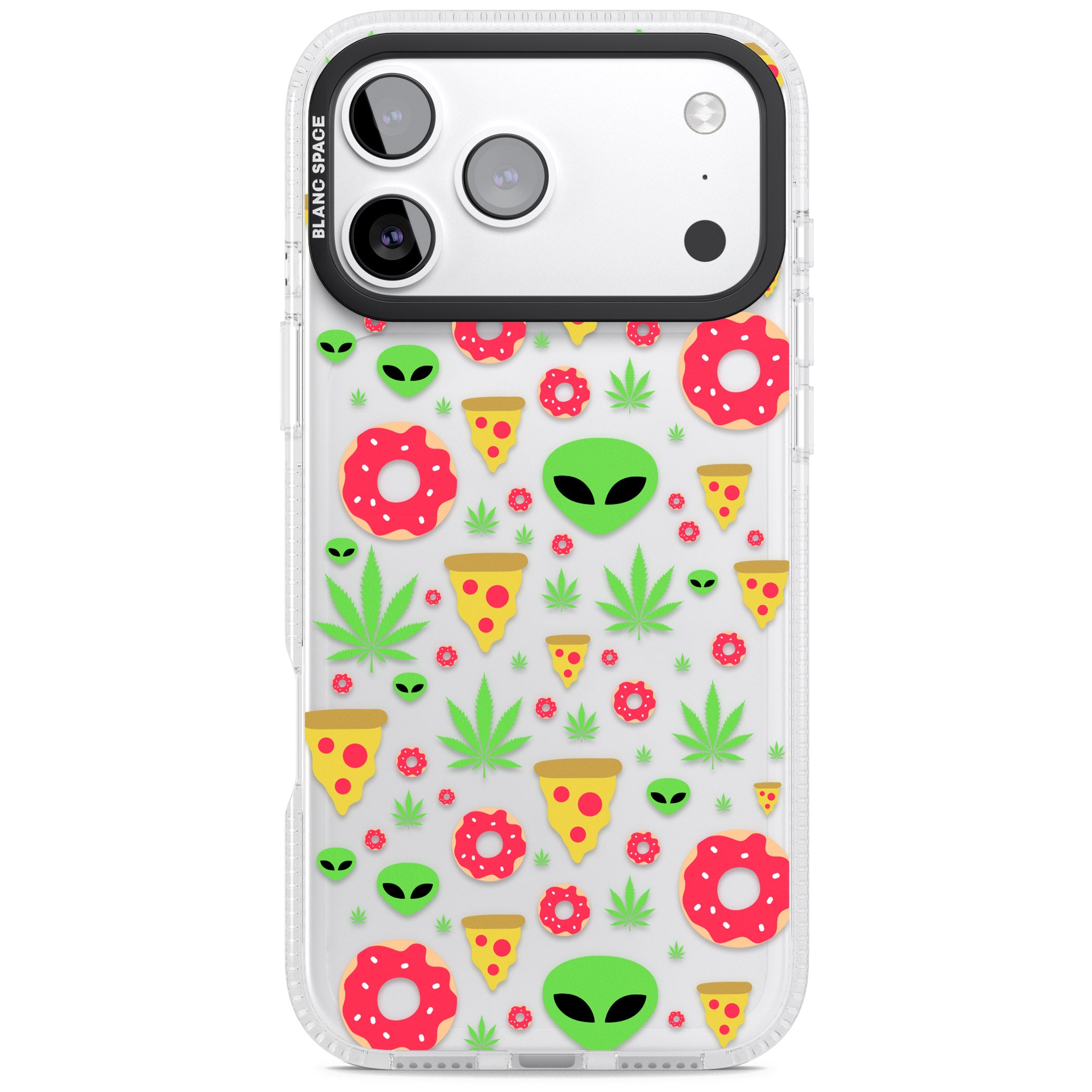 Martians & Munchies iPhone 17 Pro Impact Air Clear Phone Case