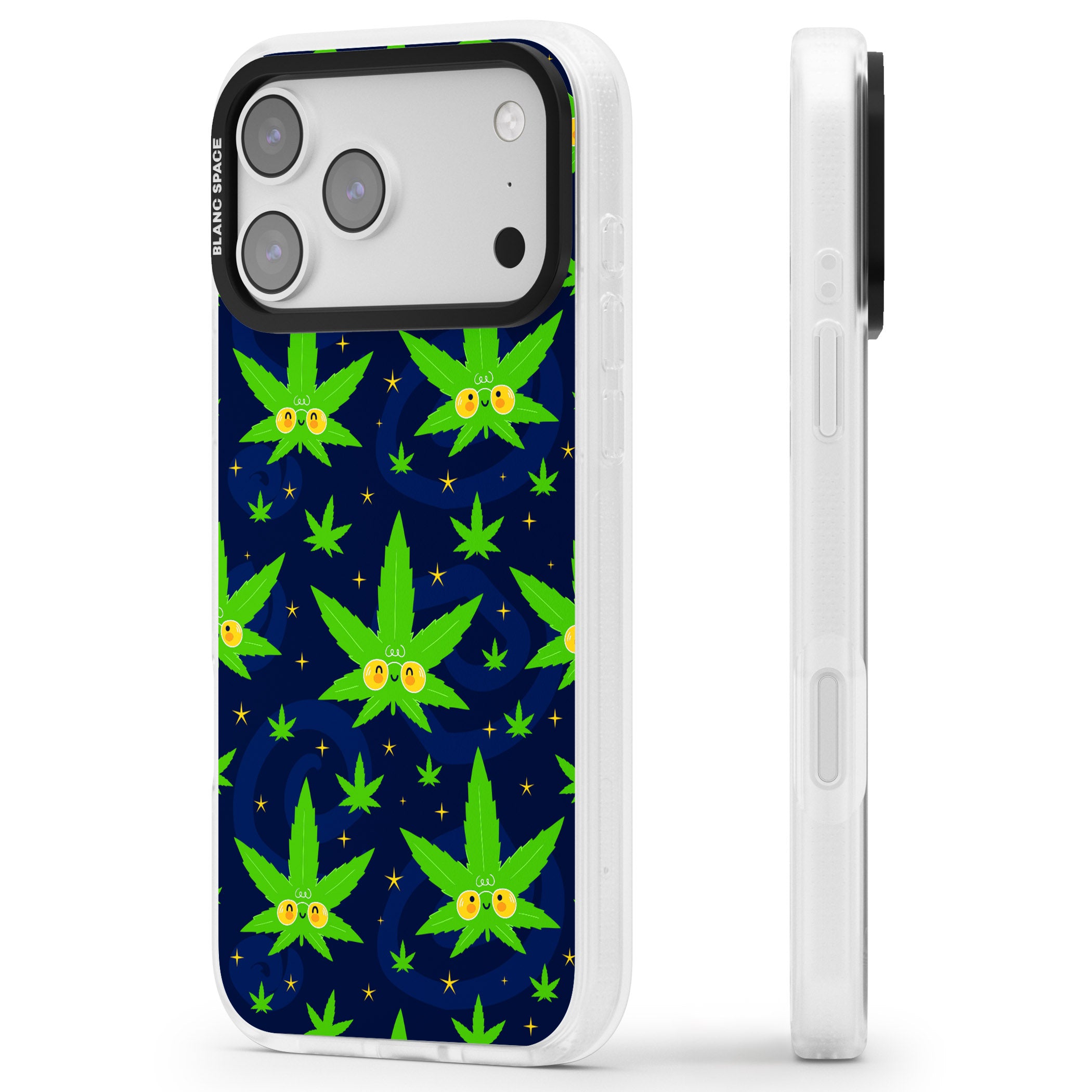 High Af iPhone 17 Pro Impact Air Clear Phone Case Side Profile