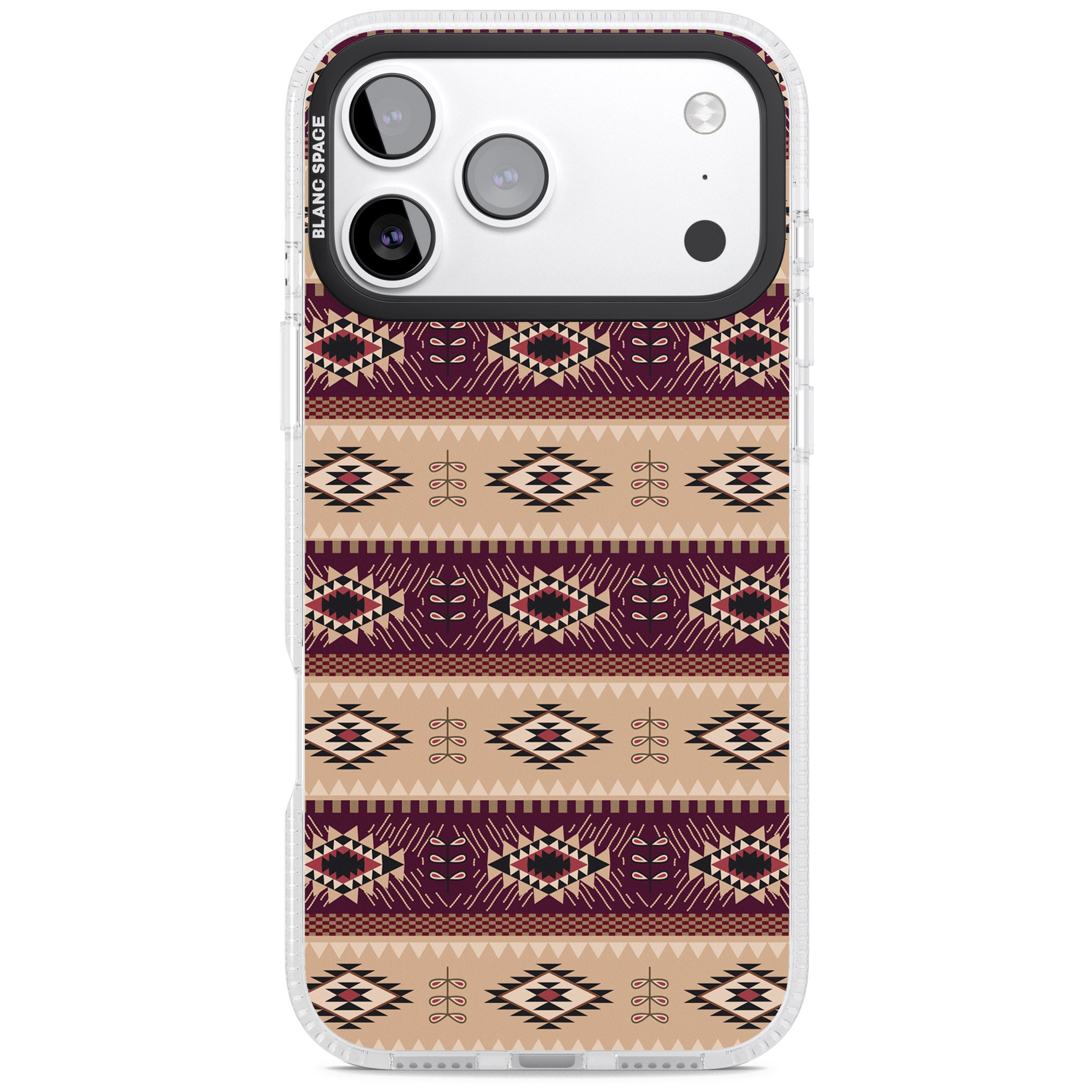 Western Poncho iPhone 17 Pro Impact Air Clear Phone Case