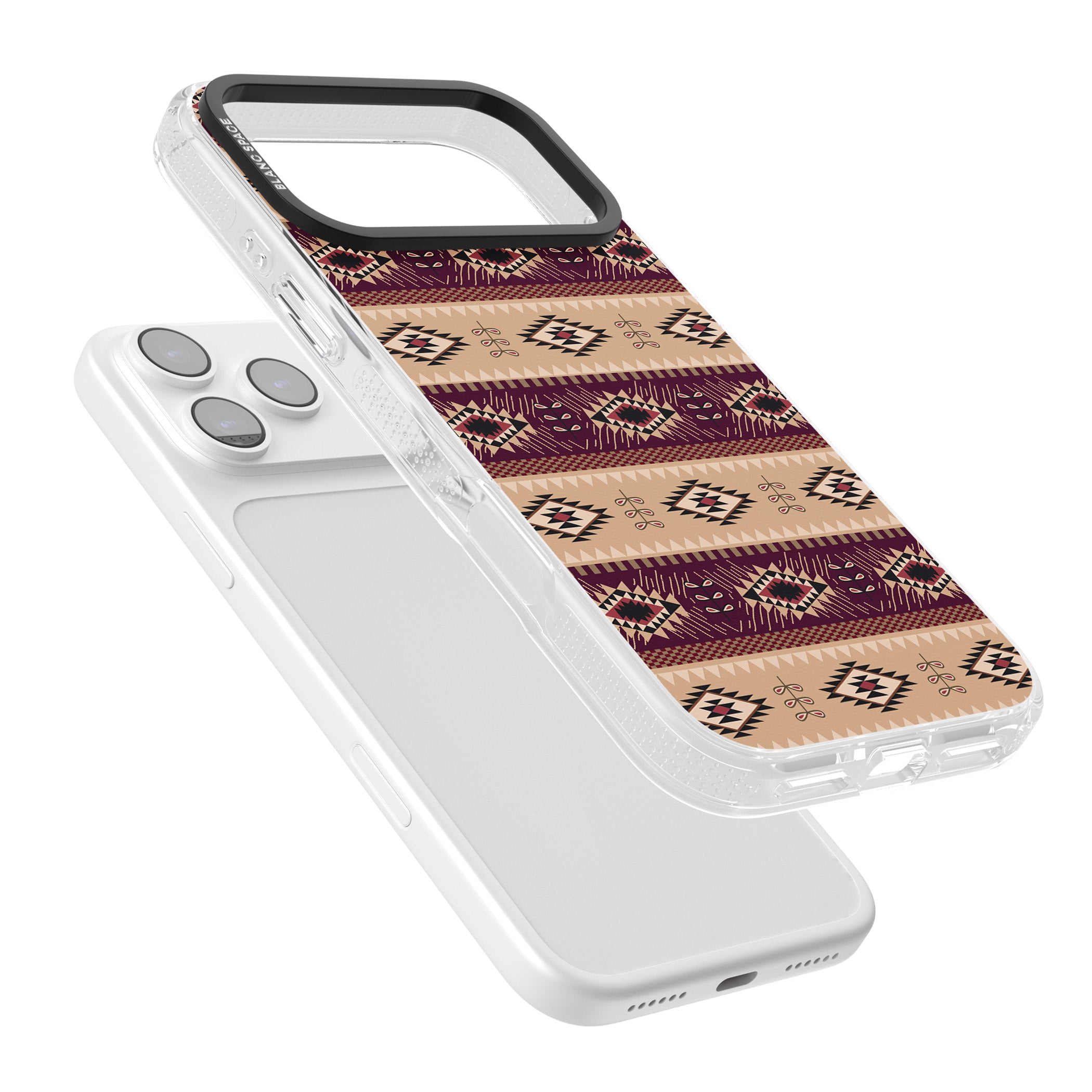 Western Poncho iPhone 17 Pro Impact Air Clear Phone Case Colours