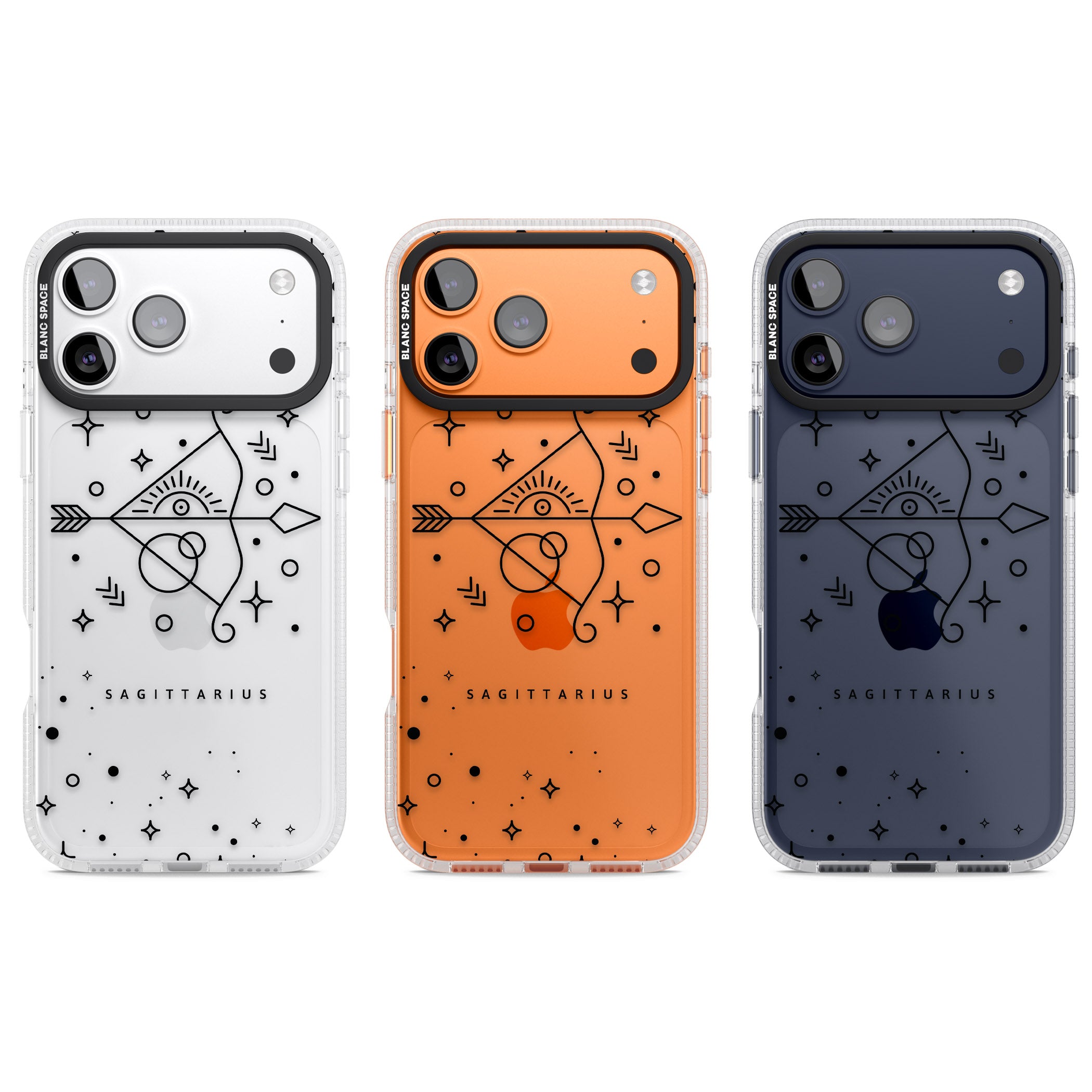 Sagittarius Arcane iPhone 17 Pro Impact Air Clear Phone Case APT Impact Protection