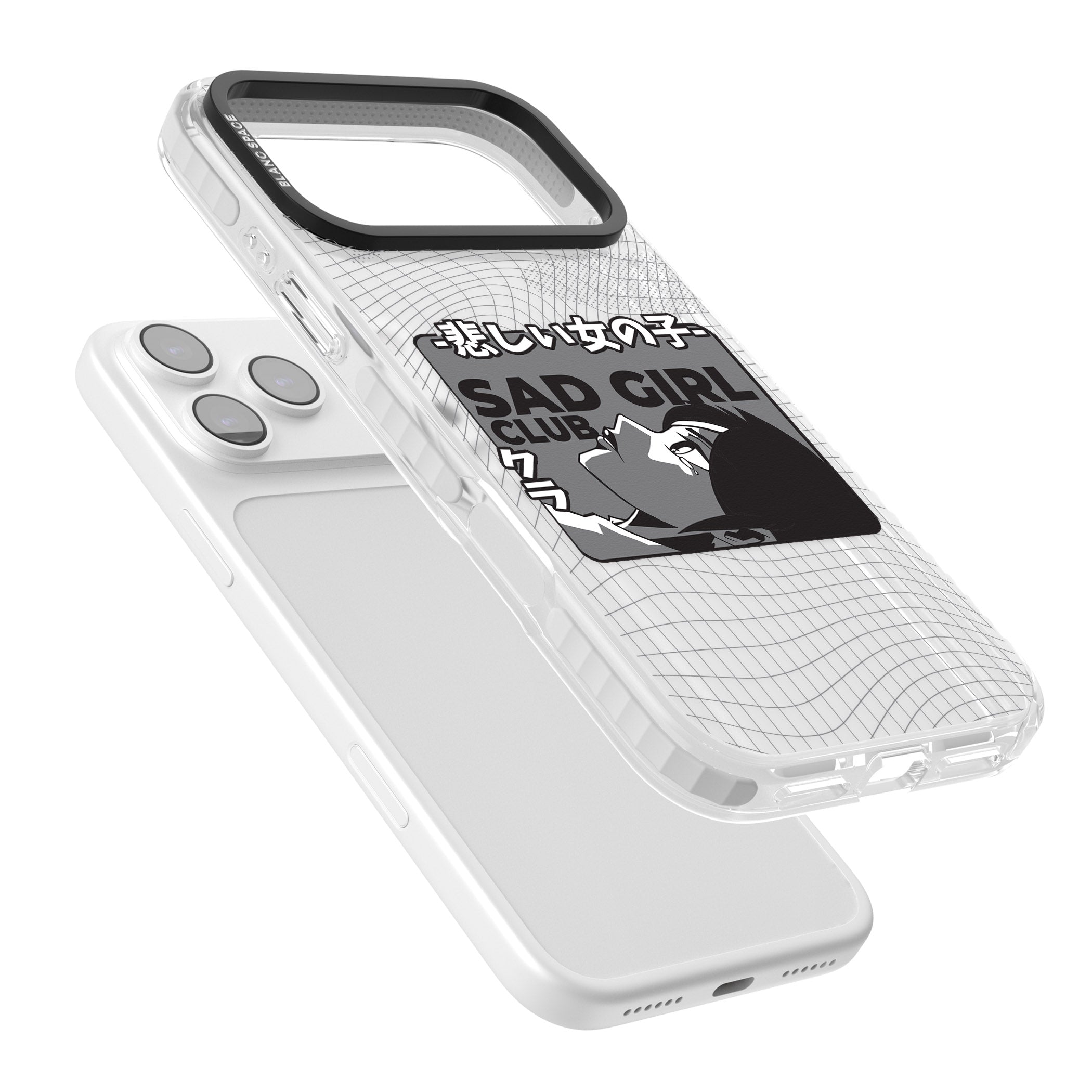 Sad Girl Club iPhone 17 Pro Impact Clear Phone Case Colours