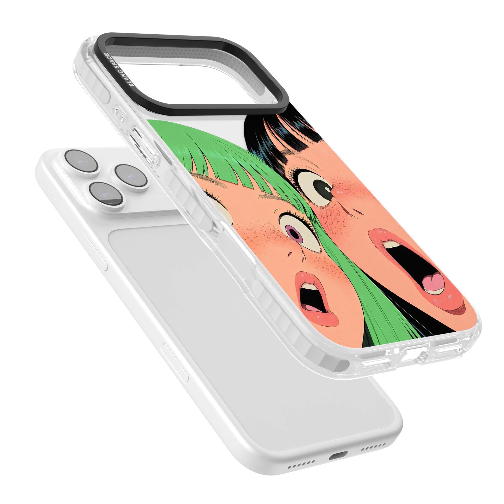 Gasp for her iPhone case | Black Impact case for iPhone 17 Pro, iPhone 17 Pro Max