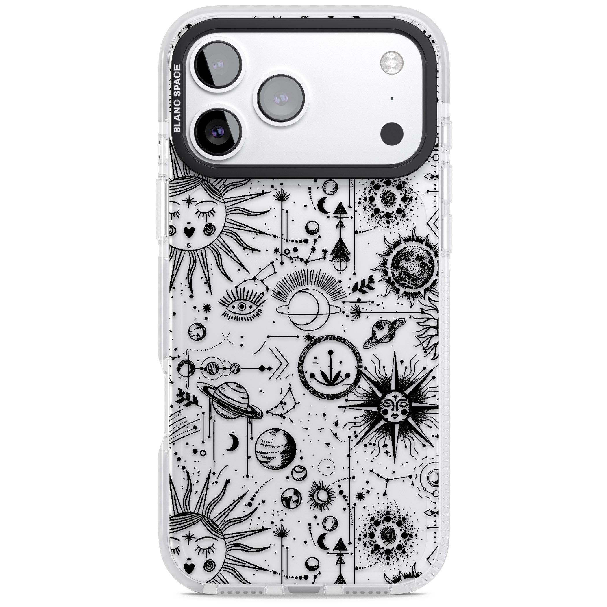 Cosmic Zodiac iPhone 17 Pro Impact Clear Phone Case