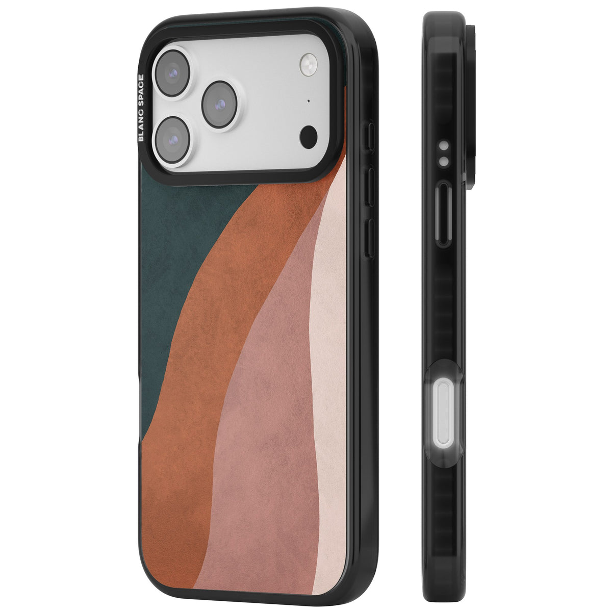 Earthwave Abstract iPhone 17 Pro Max Impact Black Phone Case side