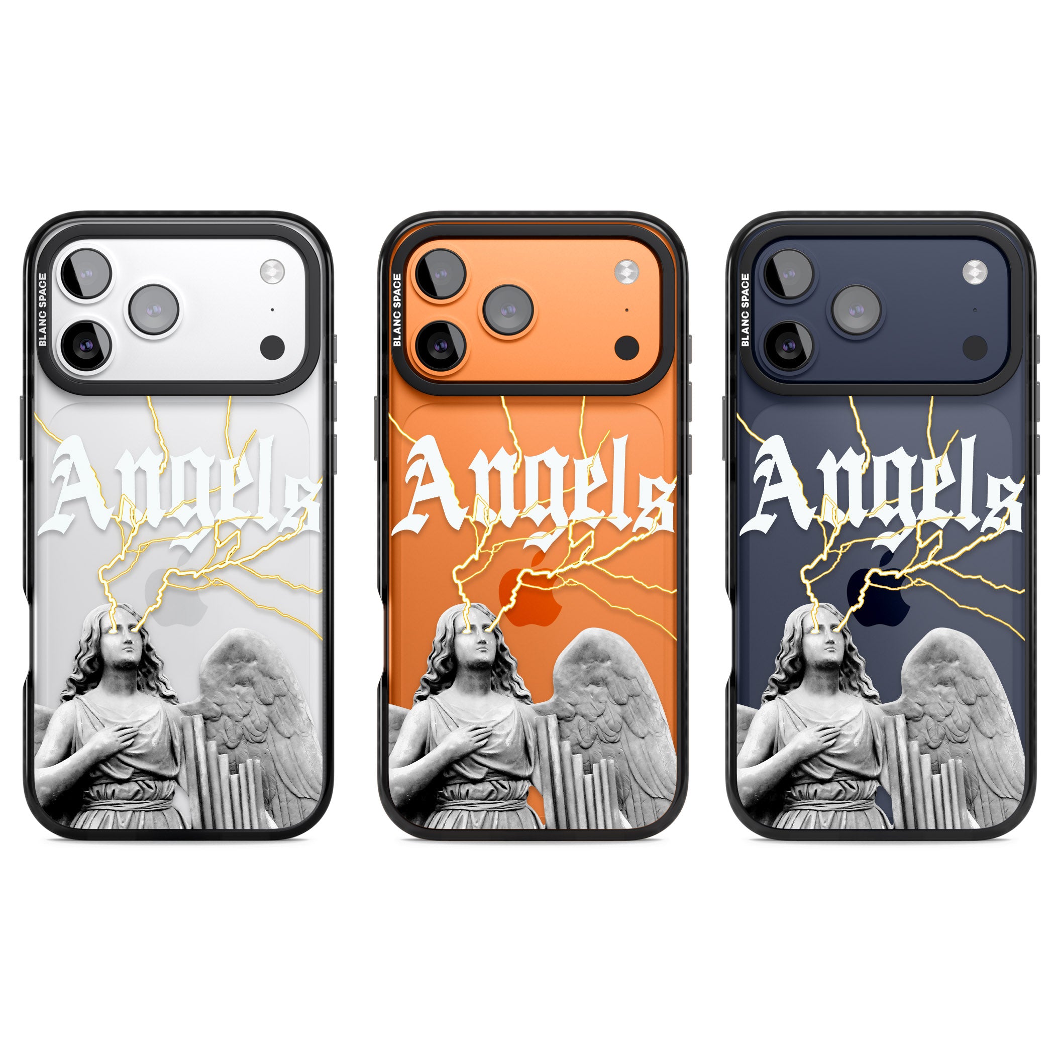 Angels iPhone 17 Pro Impact Black Phone Case APT Impact Protection